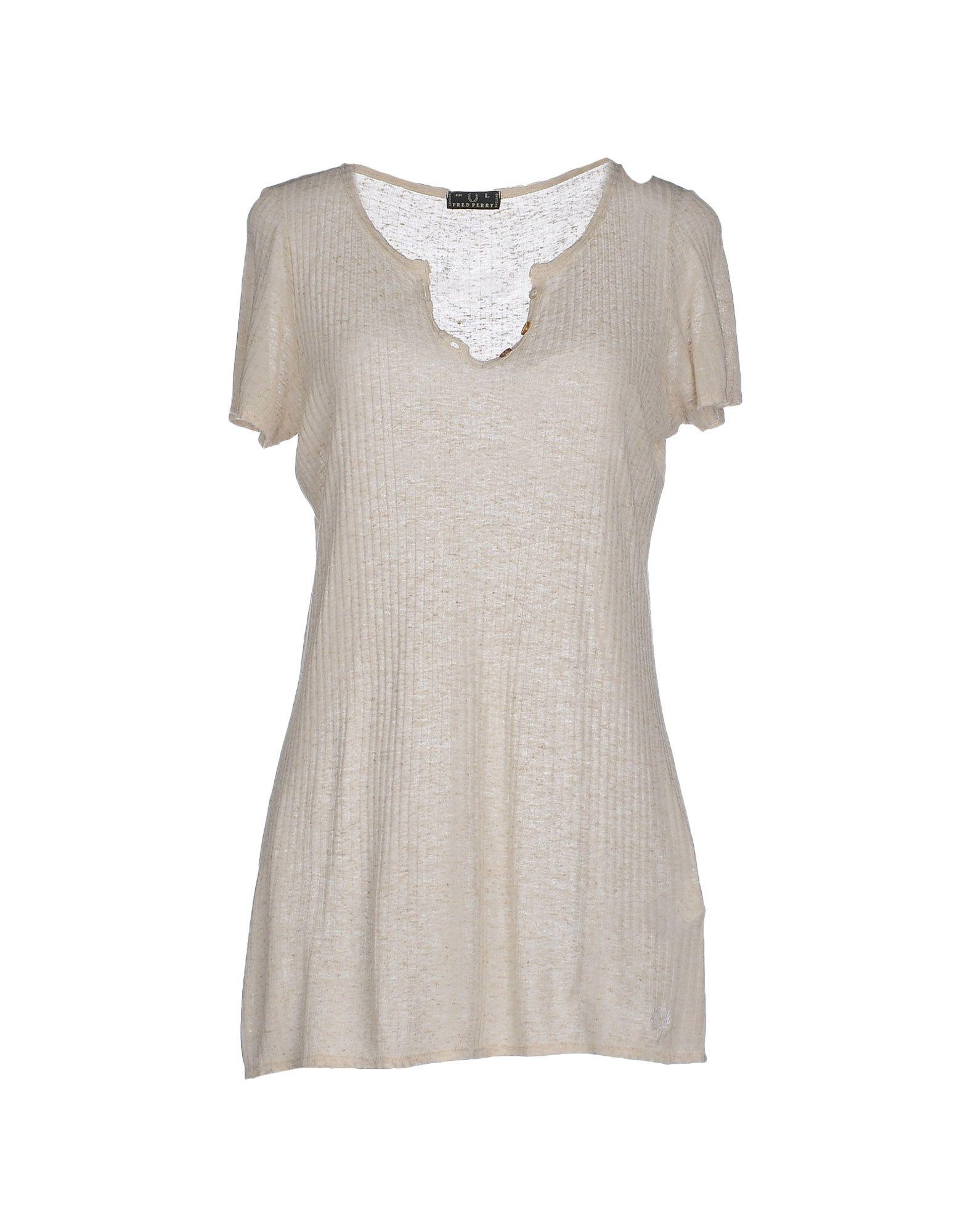 Fred Perry Synthetic Jumper in Beige 