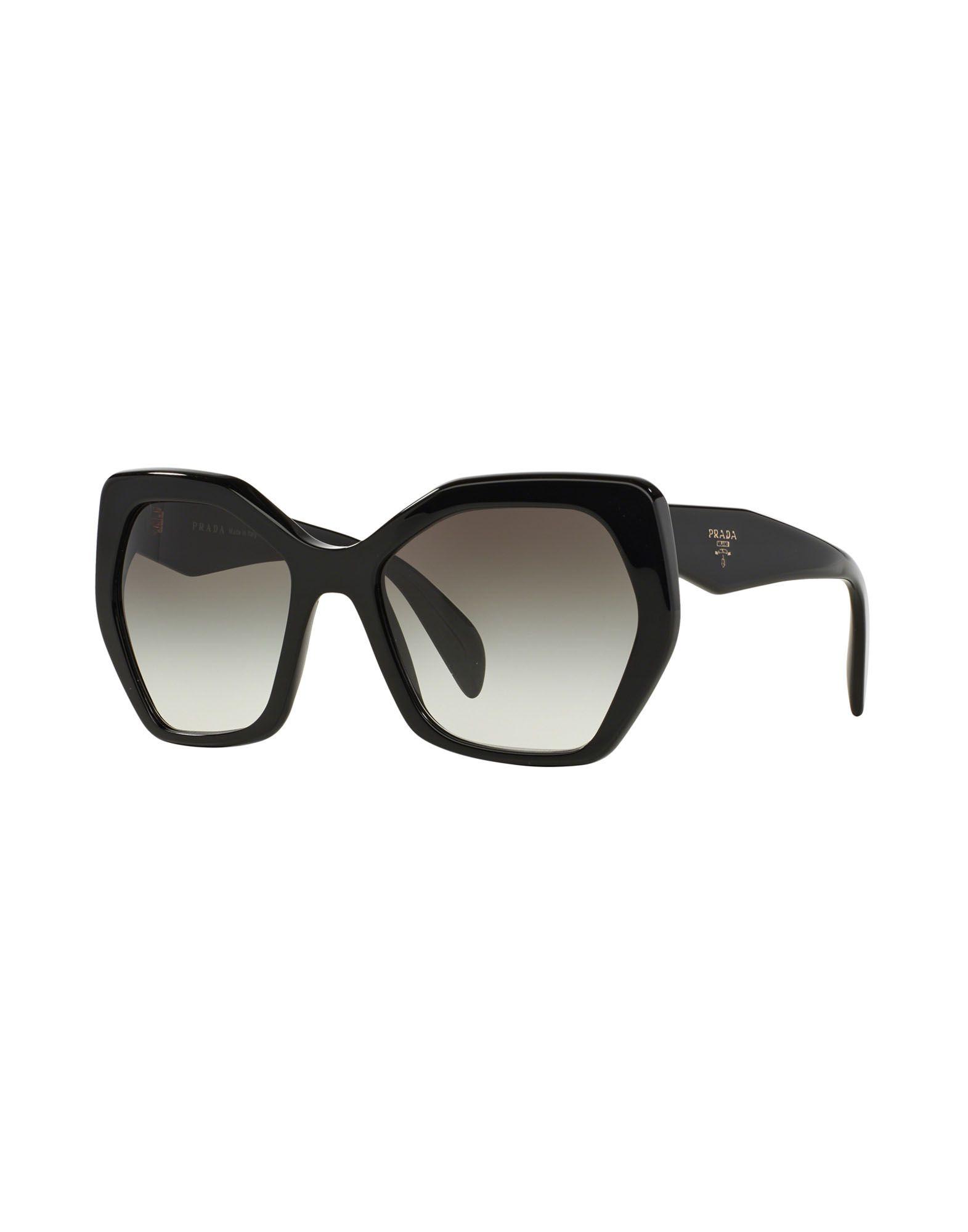 Prada Women's Oversized Geometric Sunglasses in Black - Save 30% - Lyst