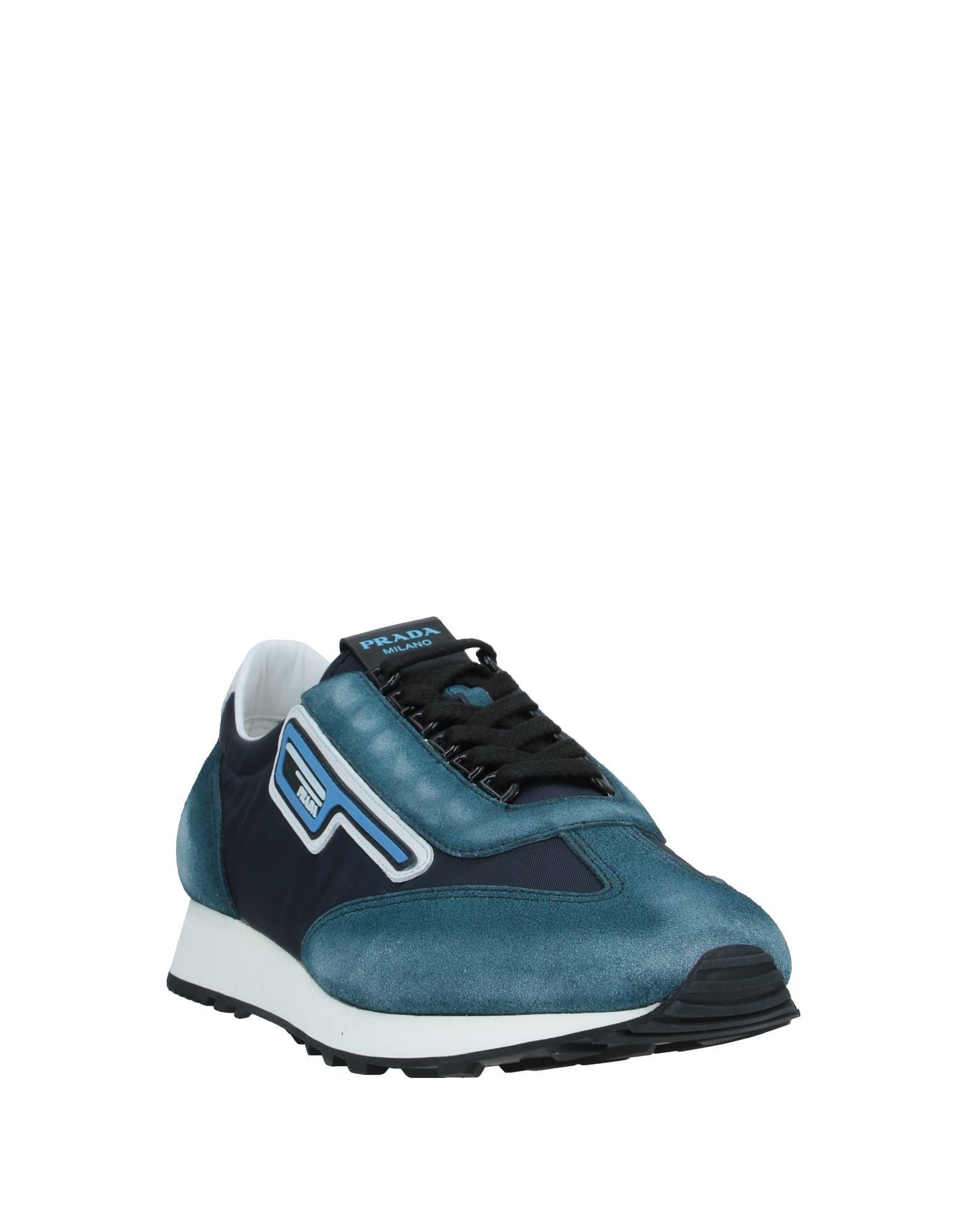 blue prada trainers
