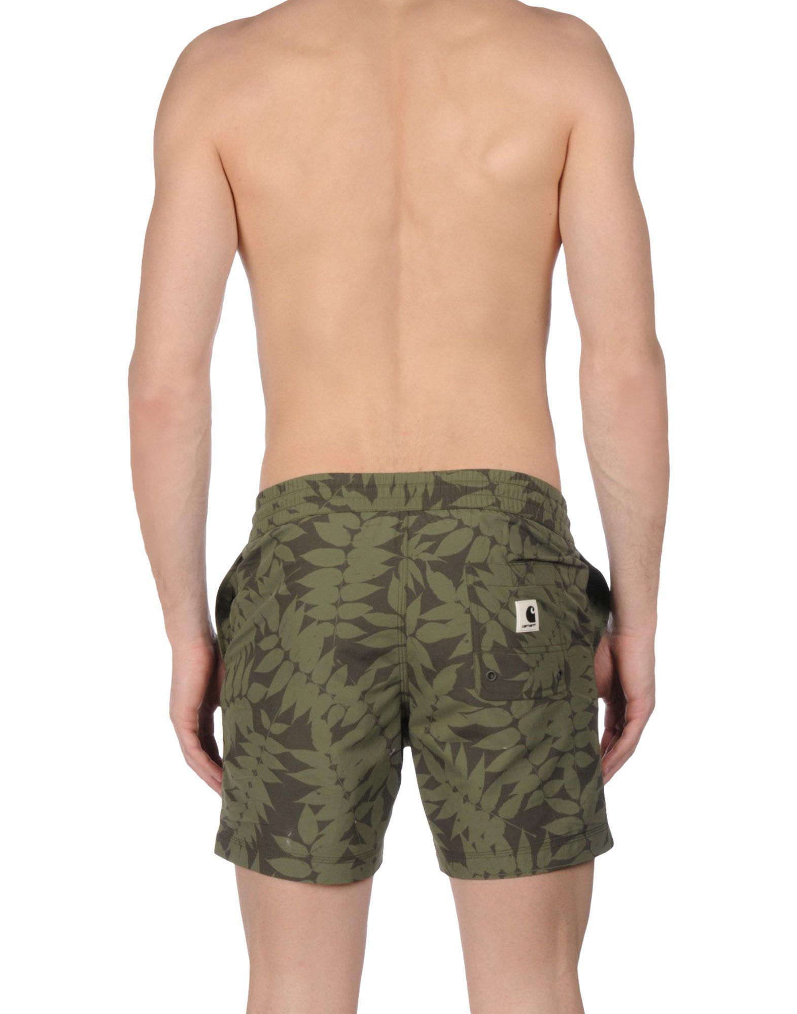 Carhartt Synthetic Swim Trunks in Military Green (Green) for Men Lyst