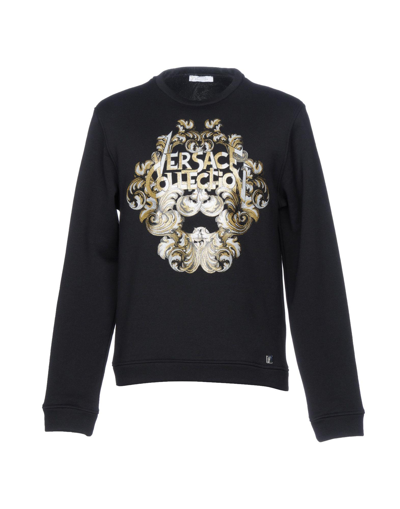 Versace Cotton Sweatshirt in Black for Men Lyst