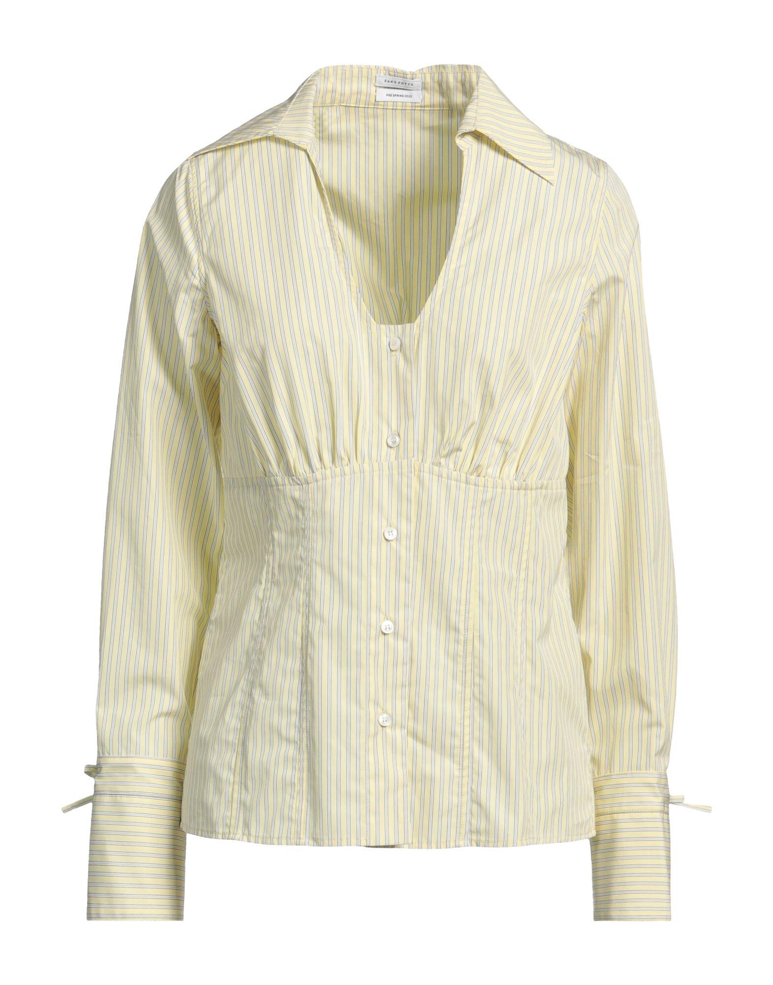 SAKS POTTS 売れ筋商品|||サックス・ポッツ シャツ トップス レディース Shirts Yellow 10175122WE_14_f.jpg?impolicy=
