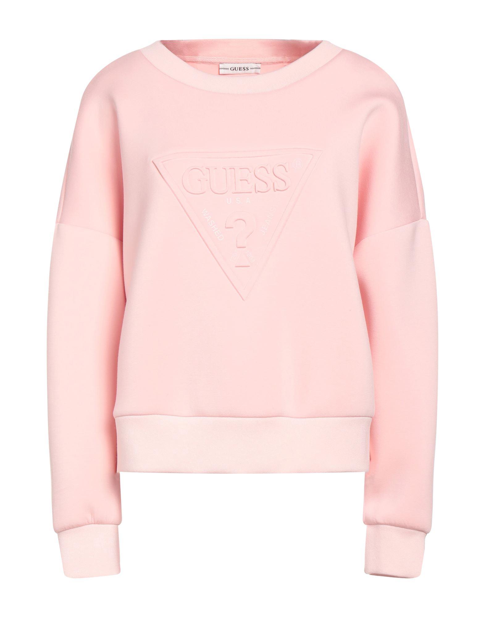 Guess Sweatshirt in Pink | Lyst