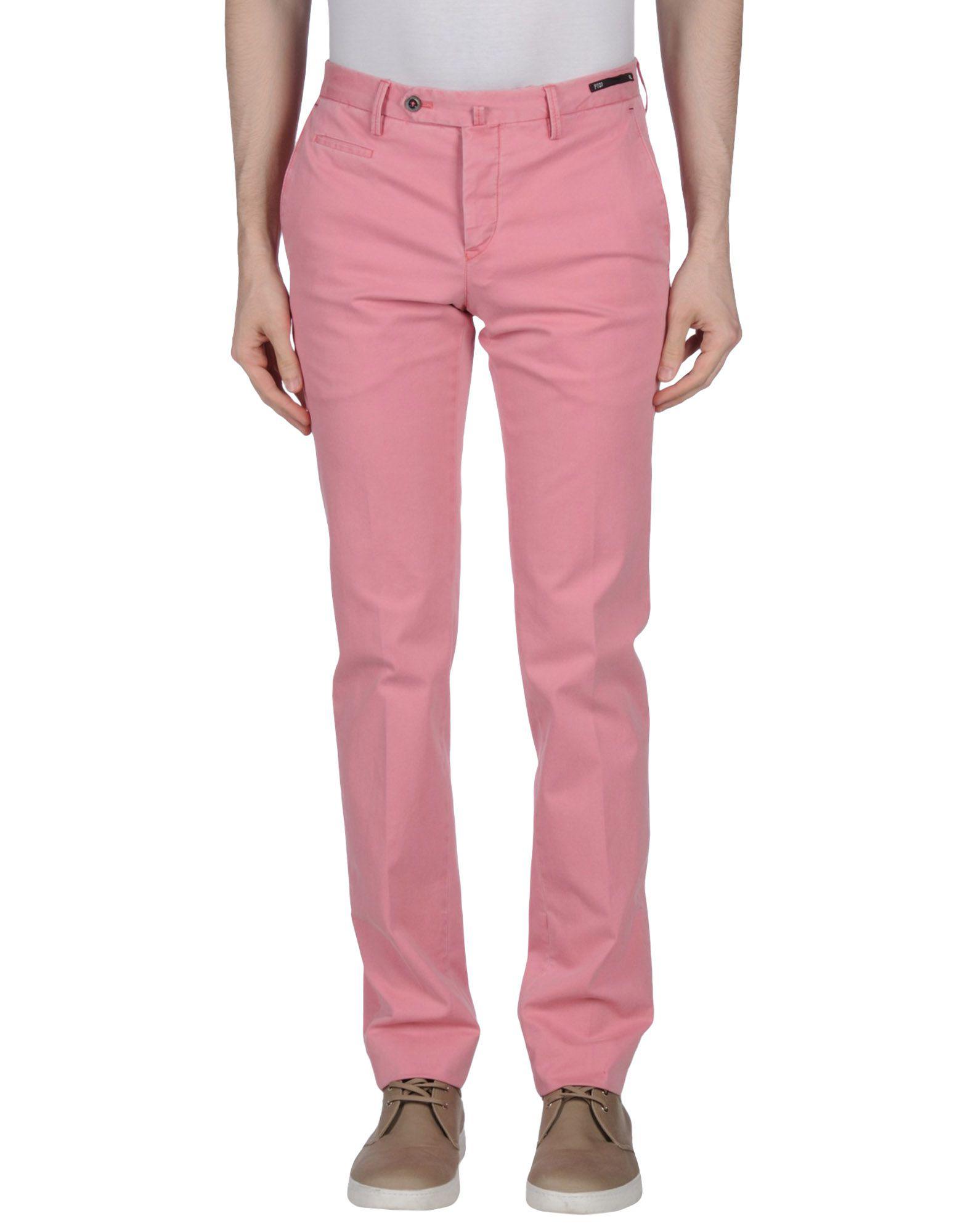 PT01 Cotton Casual Trouser in Pink for Men Save 81 Lyst