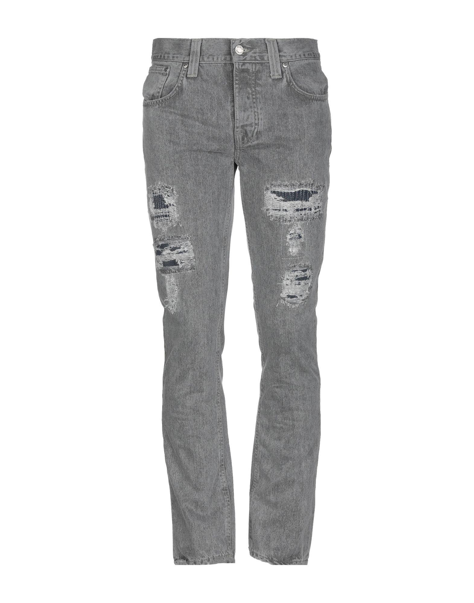 Nudie Jeans Denim Trousers in Grey (Gray) for Men - Lyst