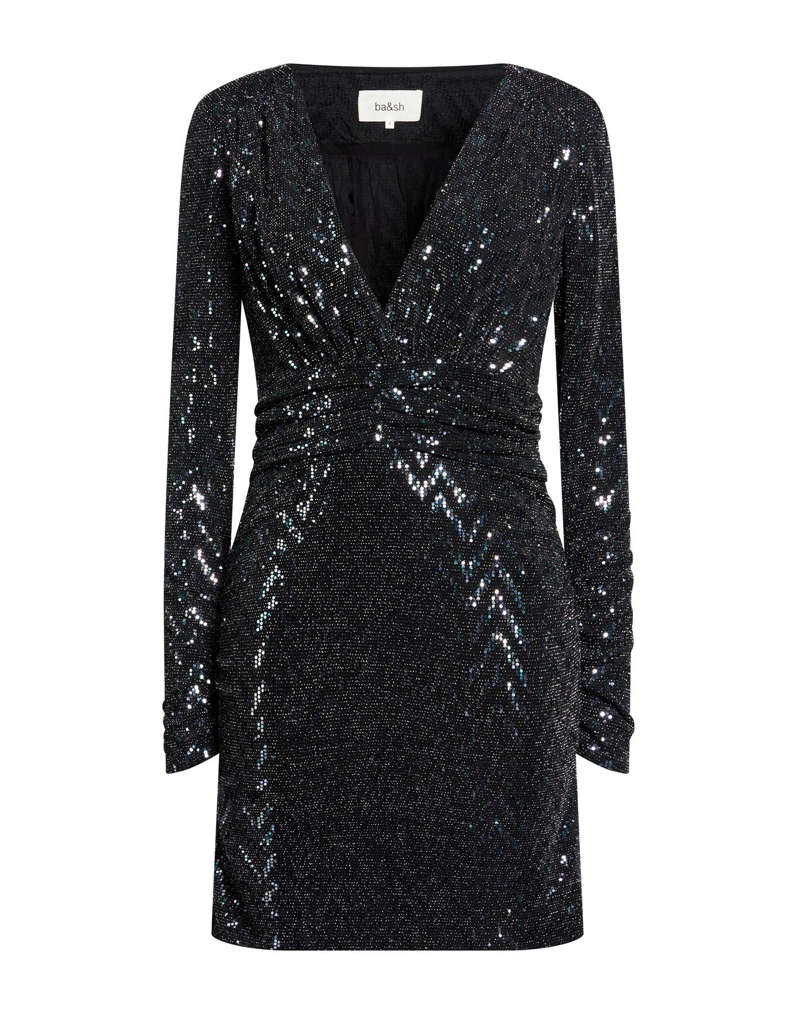 ba&sh glitter dress Sequin Dresses for Women lace over sheer top