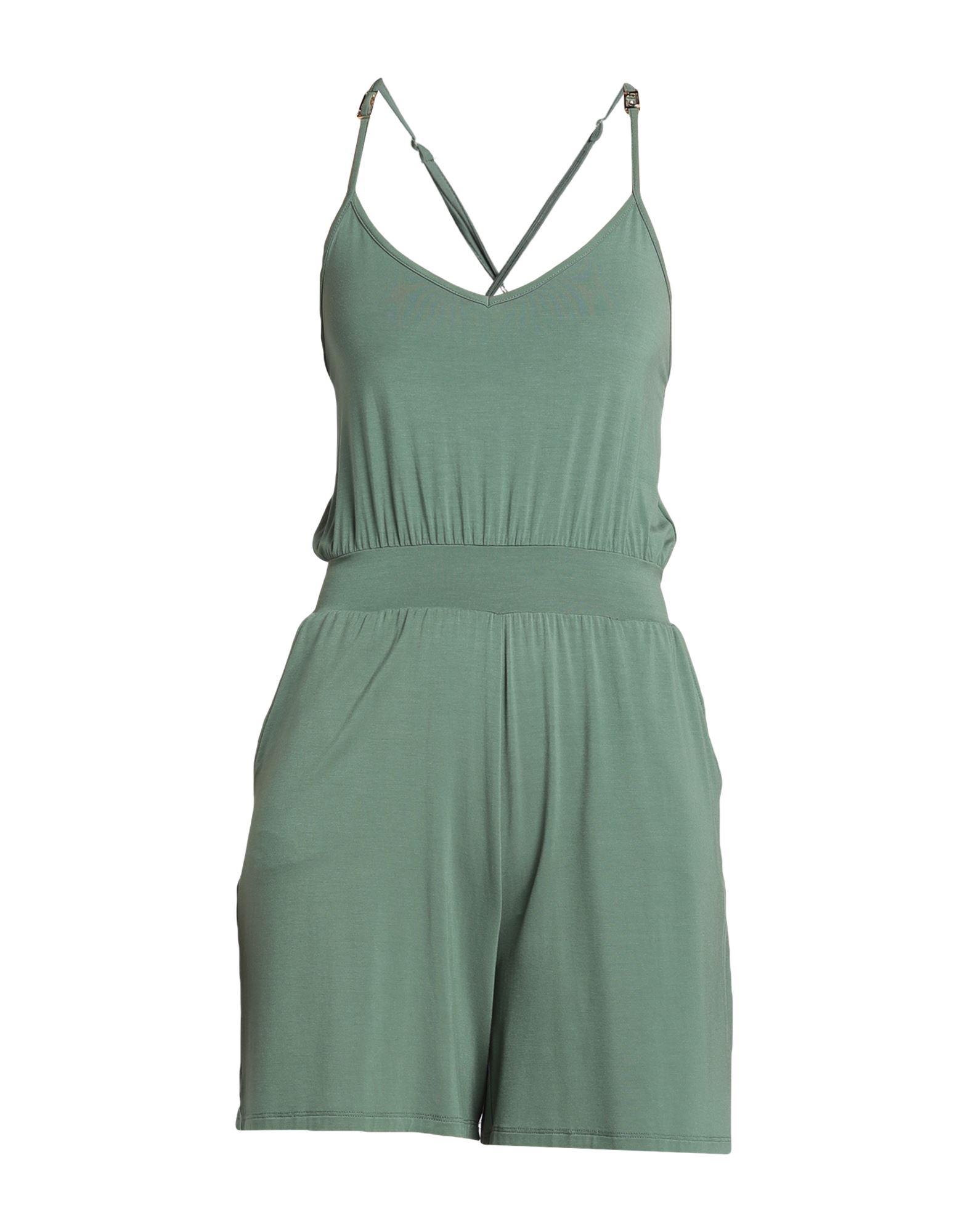 Military top green romper