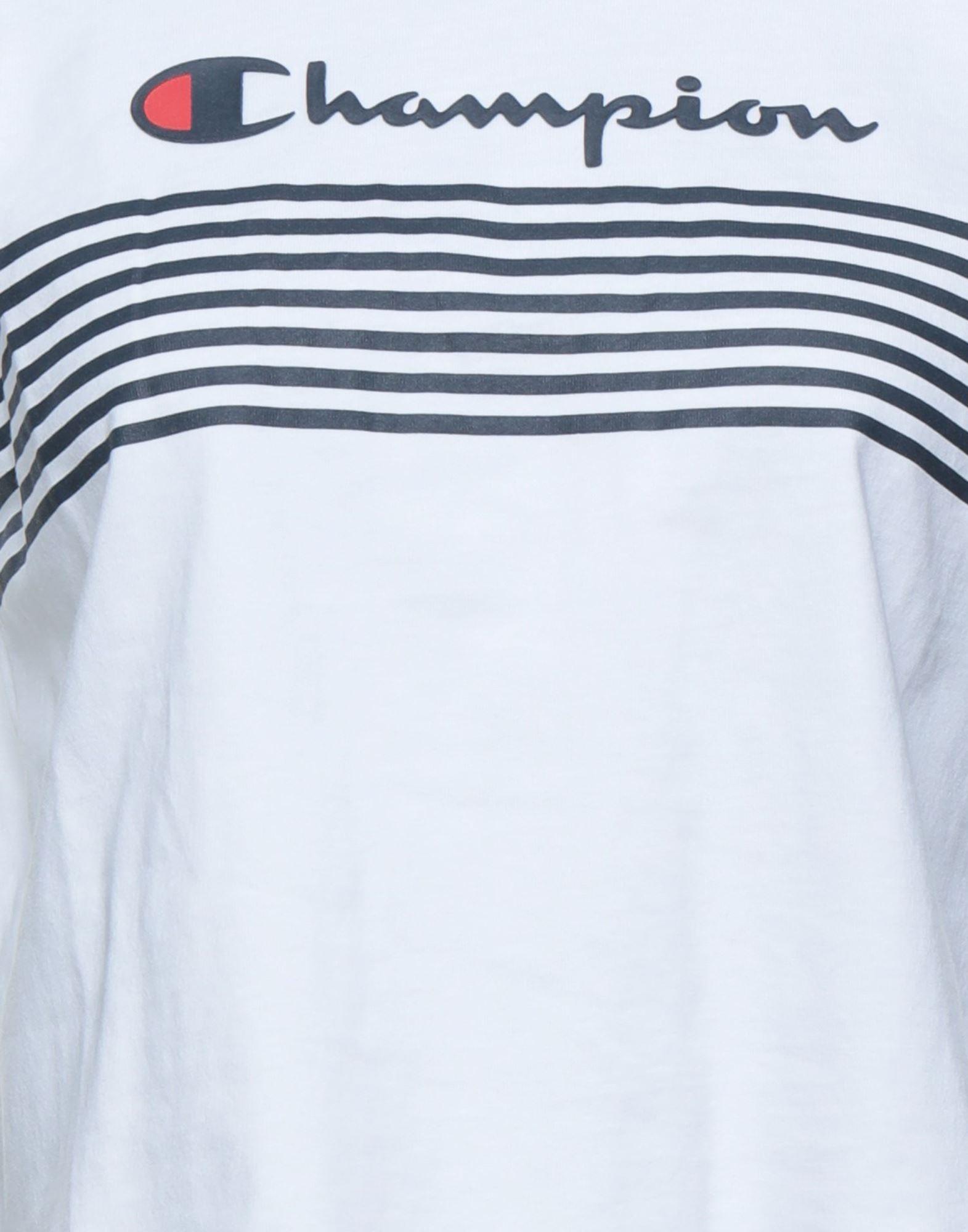 champion white tee shirt