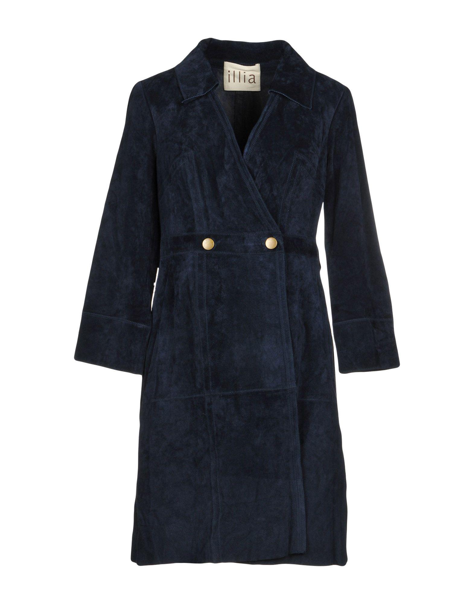 Lyst Illia Overcoat In Blue Illia