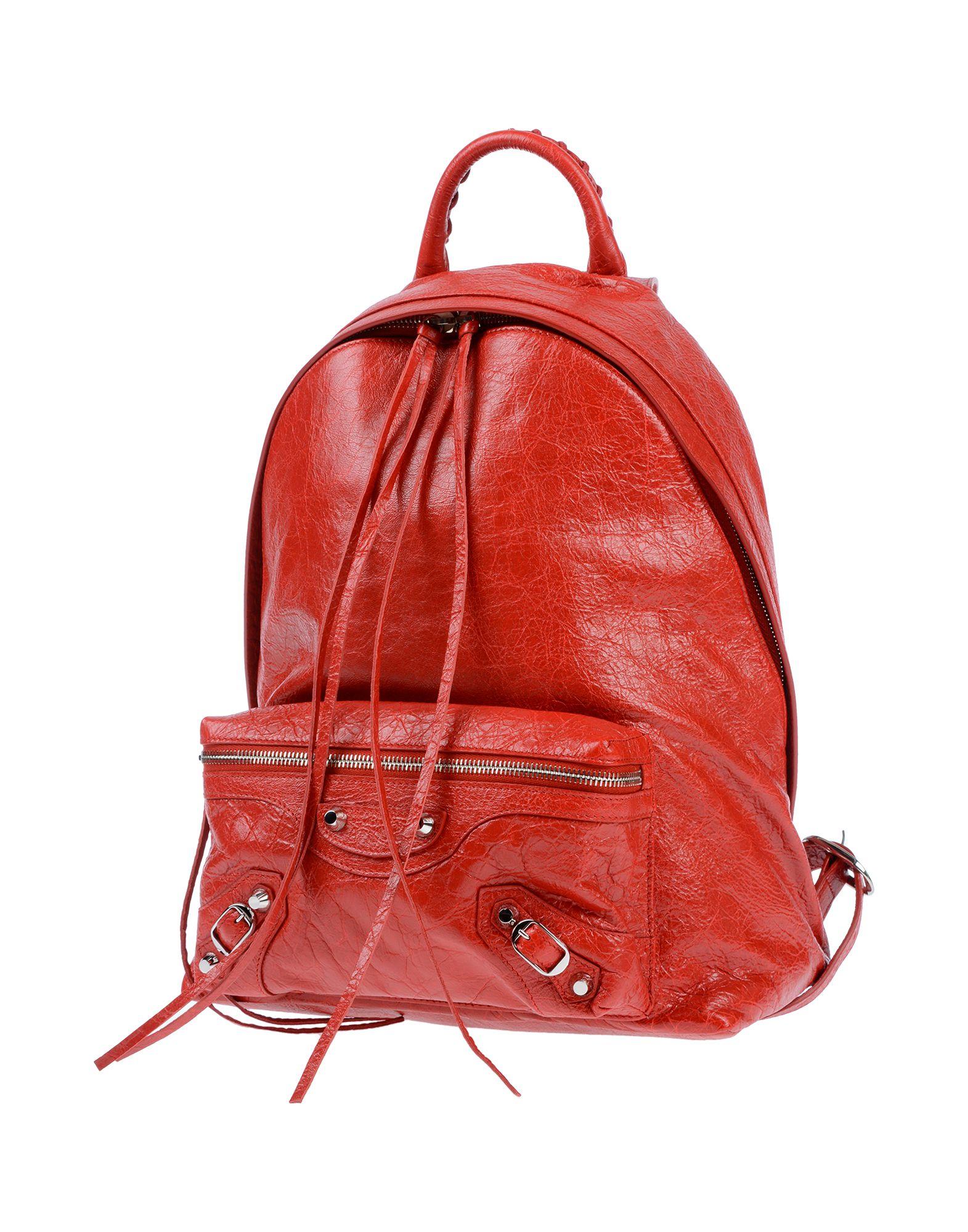 balenciaga backpack red