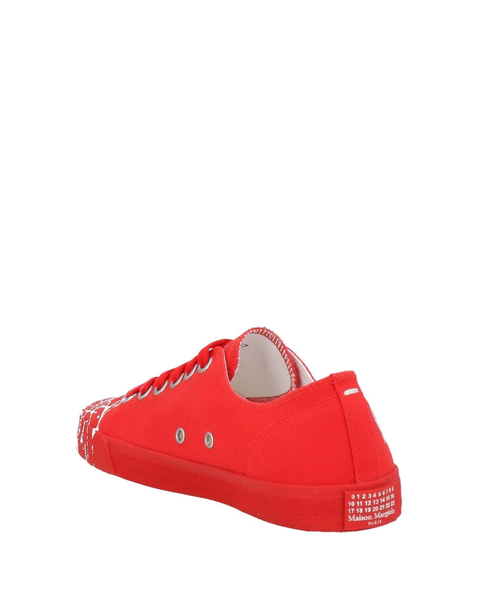 red low top maison margiela