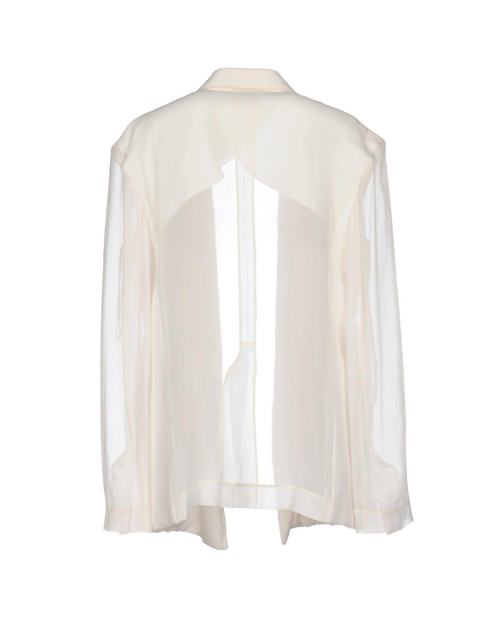 Celine Chiffon Suit Jacket in White - Lyst