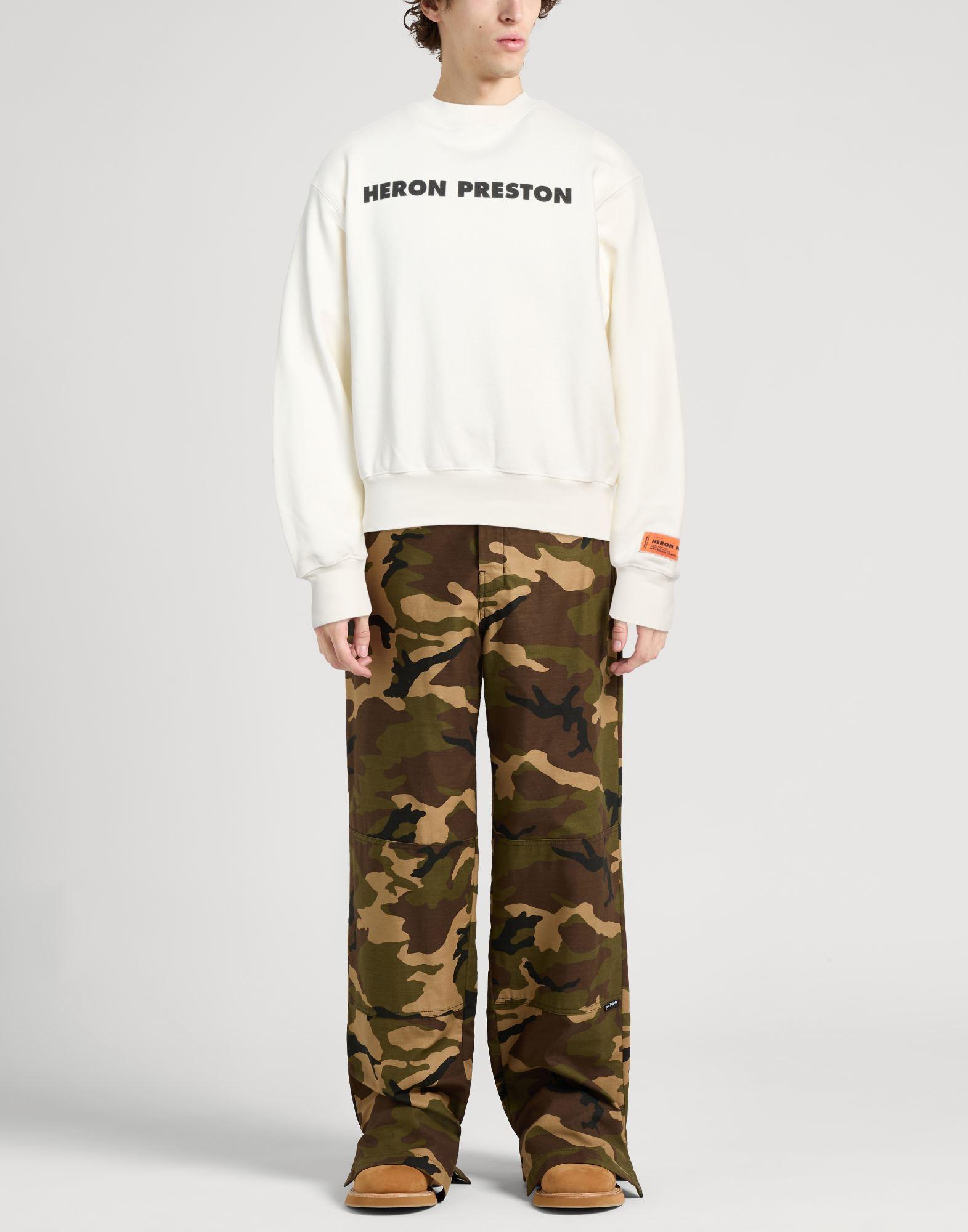 Heron Preston Offroad Crewneck スウェット Heron Preston Preston Racing Sweatshirt | Black | FARFETCH