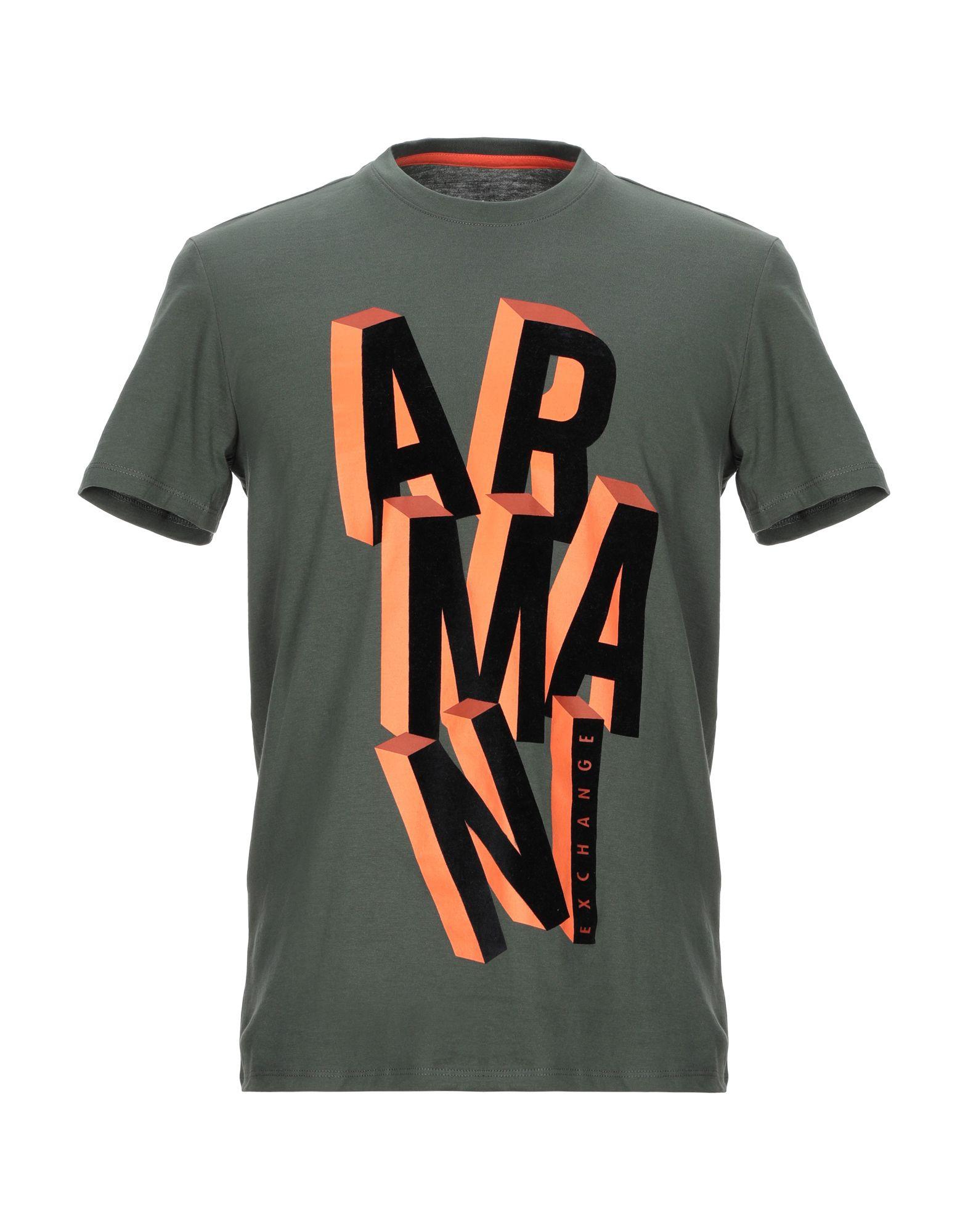 Armani Exchange Cotton Tshirt in Military Green (Green) for Men Lyst