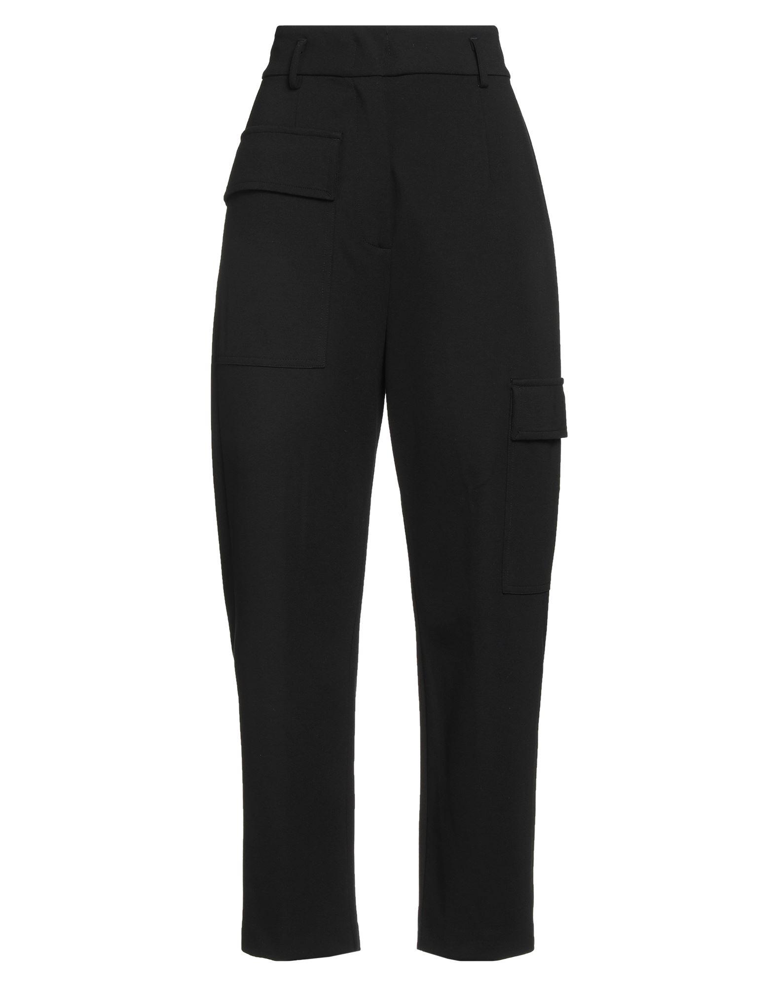 パンツ PINKO Women Straight Pants LITCHI 1N13HU4575 Z99 Black Pinko Litchi trousers - Black - Women | 1N13HU4575Z99