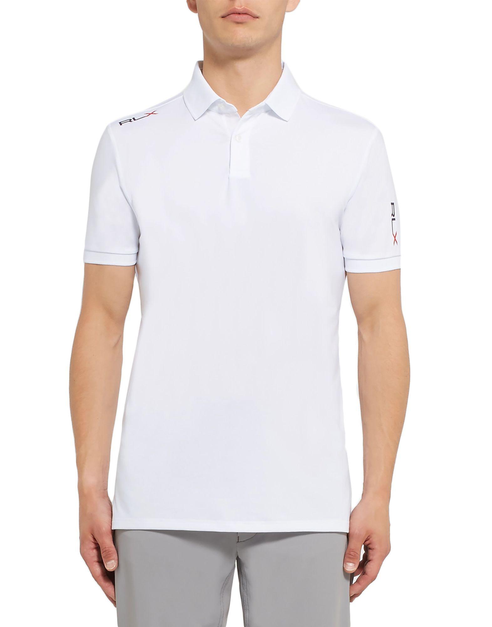 Download RLX Ralph Lauren Synthetic Polo Shirt in White for Men - Lyst