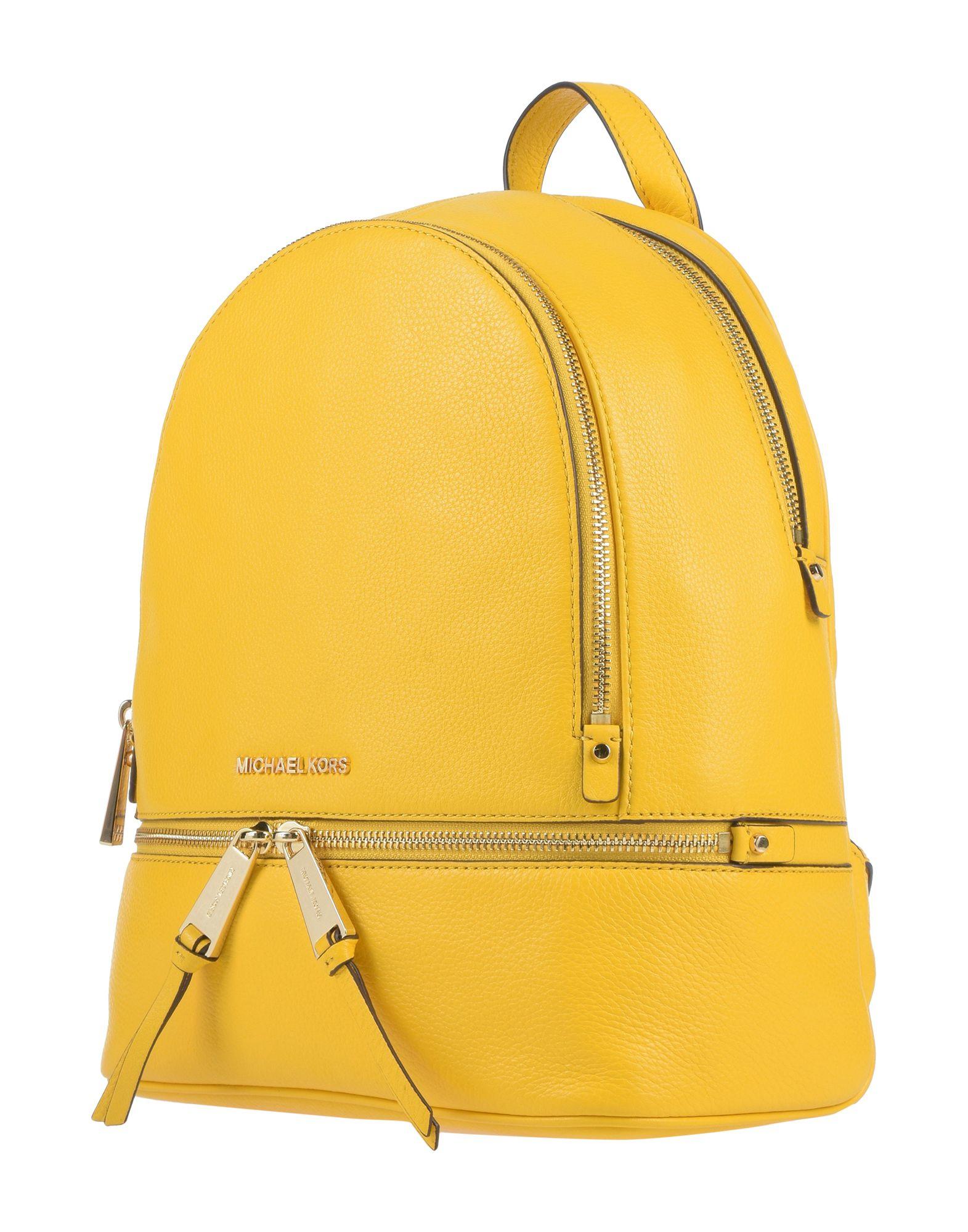 michael kors yellow backpack
