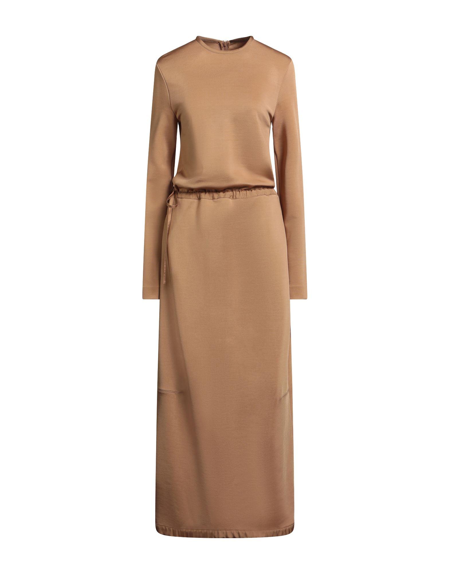 オールインワン・サロペット Jil Sander Brown Viscose Dress Jil Sander Dresses for Women | Online Sale up to 82% off | Lyst