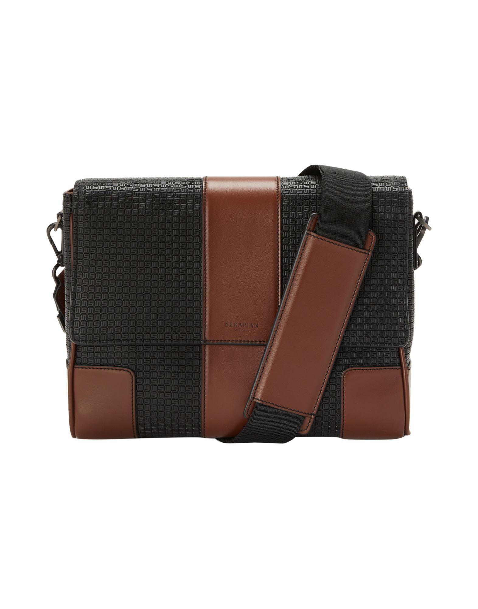 ショルダーバッグ SERAPIAN Men Messenger Bags SRMOSMLL711142B001 Black SRMOSMML679919Y001_01_1600x.