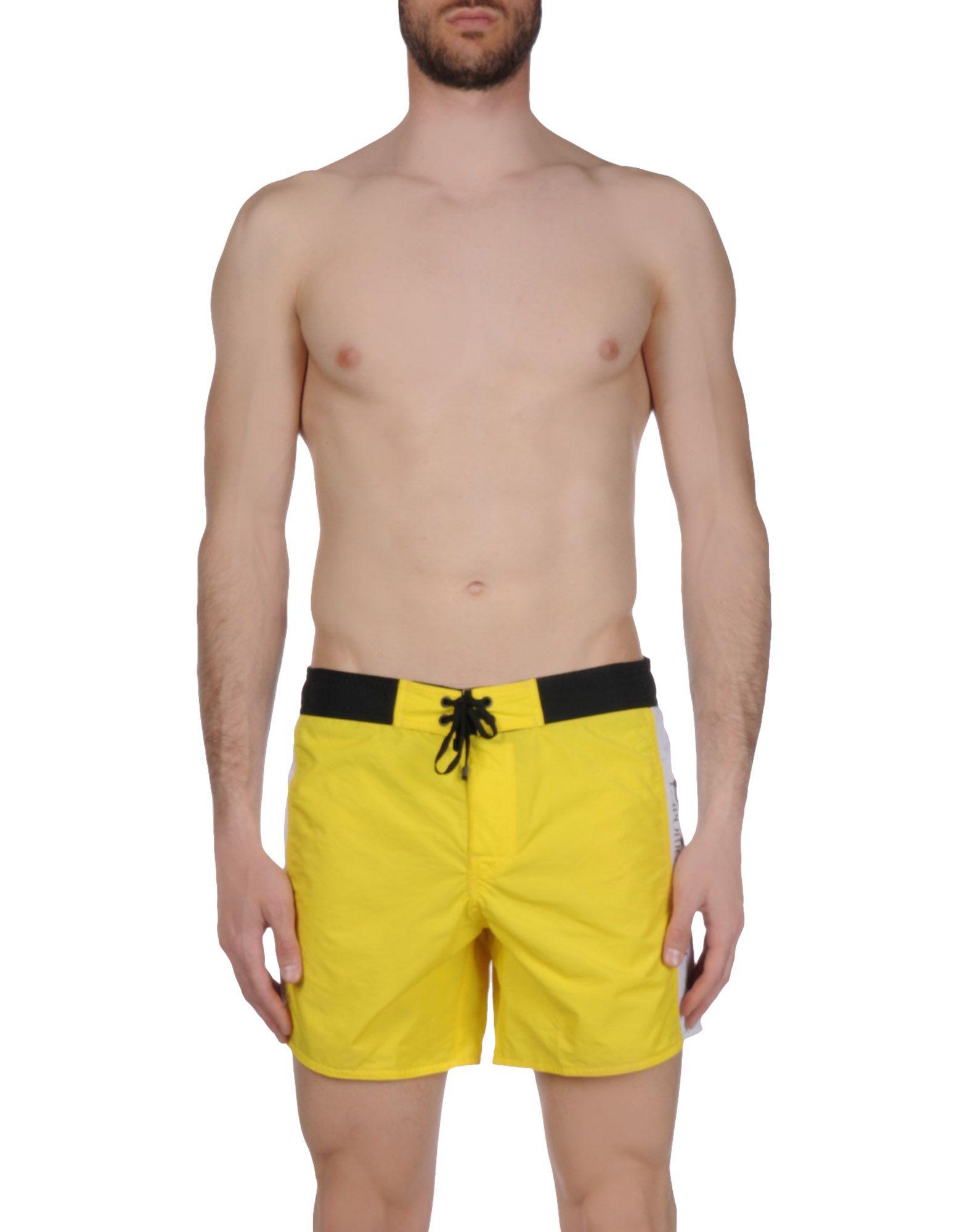 EA7 Synthetic Swim Trunks in Yellow for Men Lyst