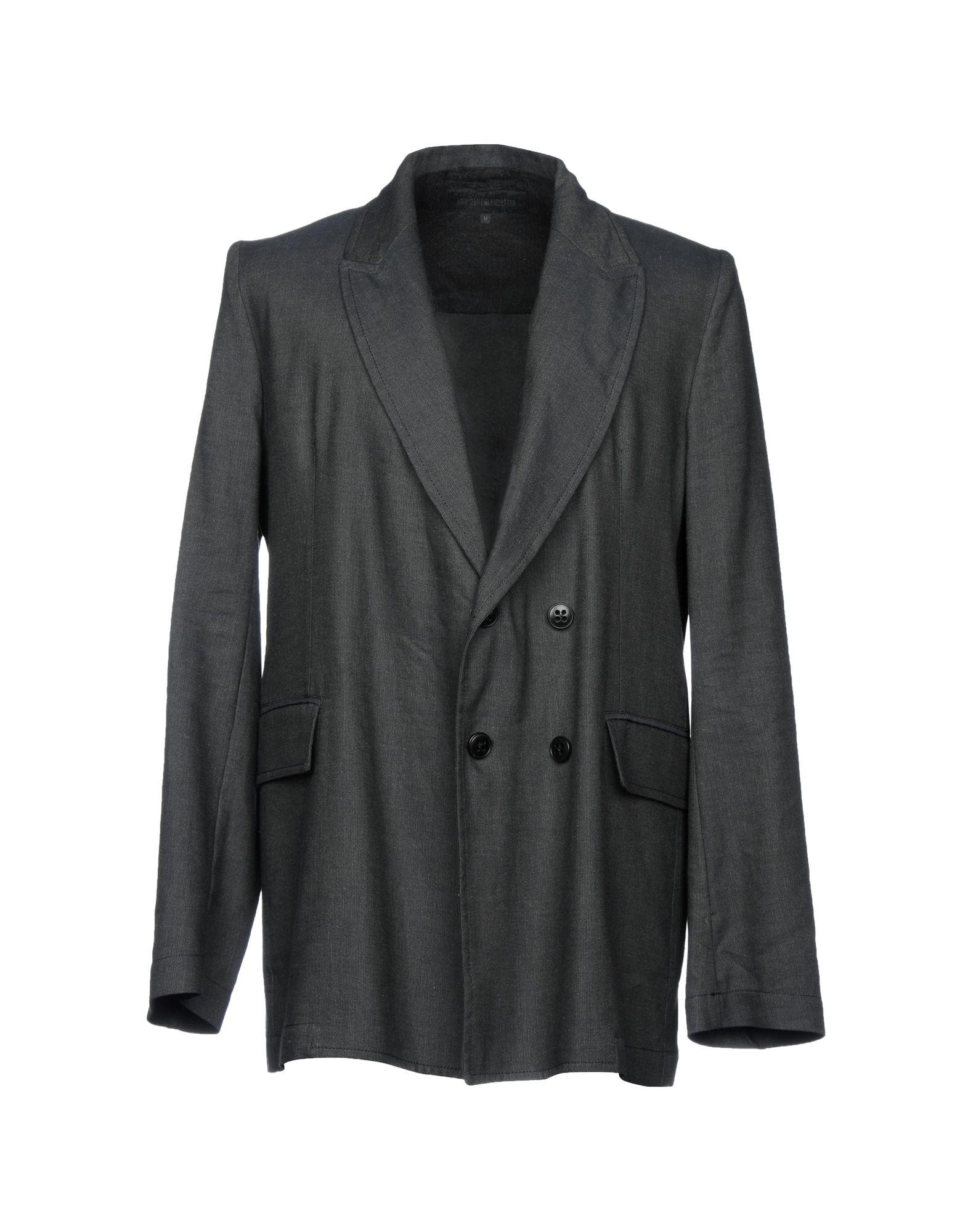 Ann Demeulemeester Linen Blazers in Steel Grey (Gray) for Men - Lyst