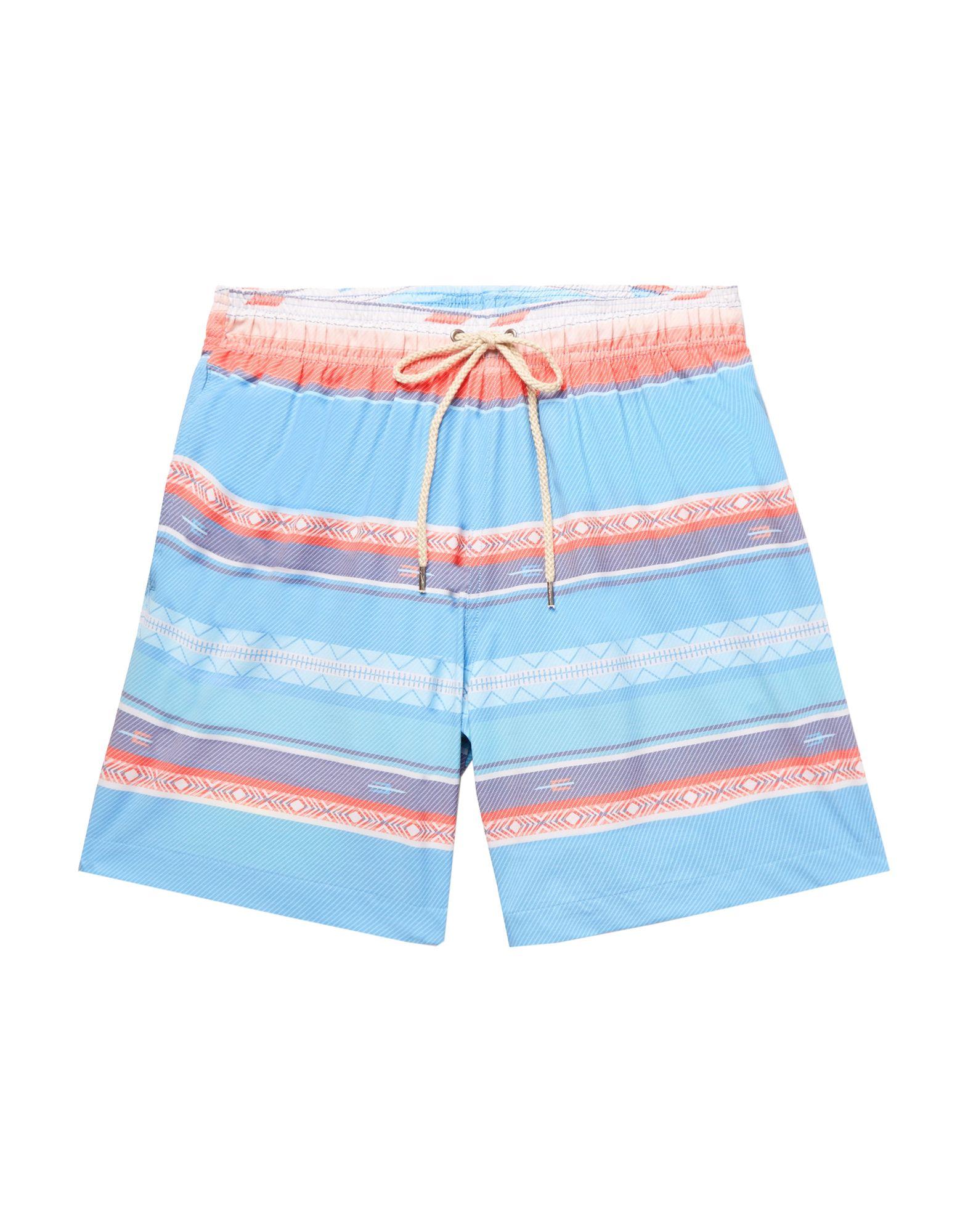 Faherty Brand Cotton Swim Trunks in Sky Blue (Blue) for Men - Save 17% ...