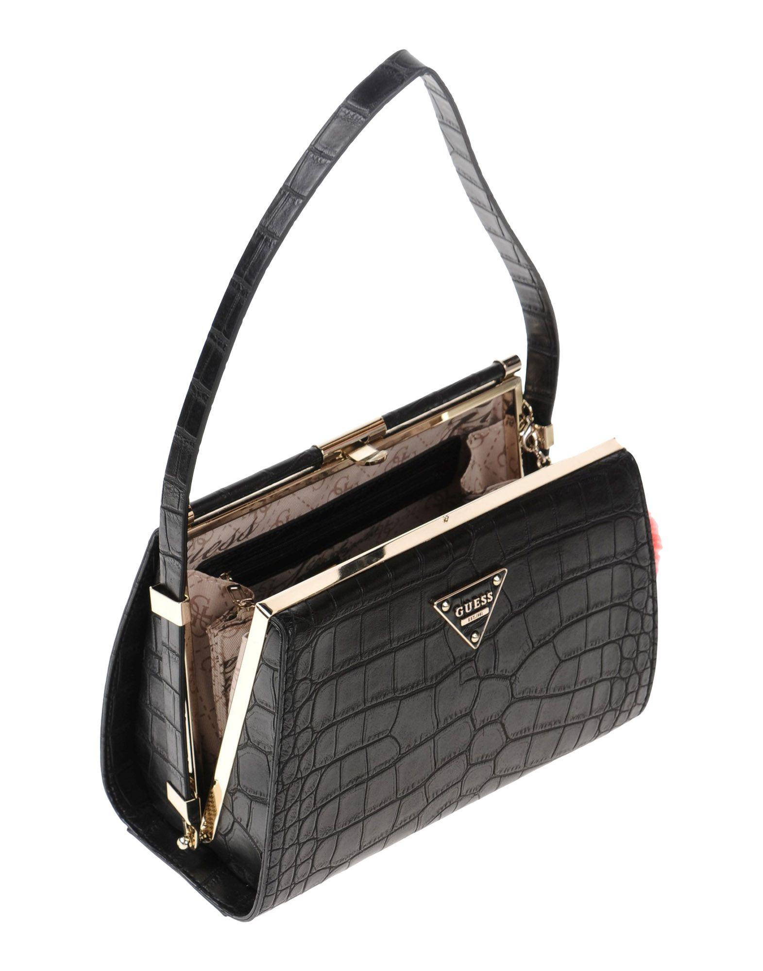 guess black nylon shoulder bag