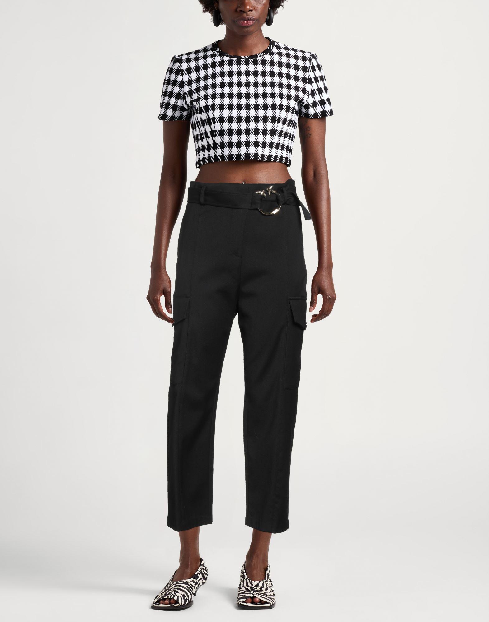パンツ PINKO Women Straight Pants 1G17417624 Z99 Black PINKO Paraguay straight-leg Trousers | Black | FARFETCH JO