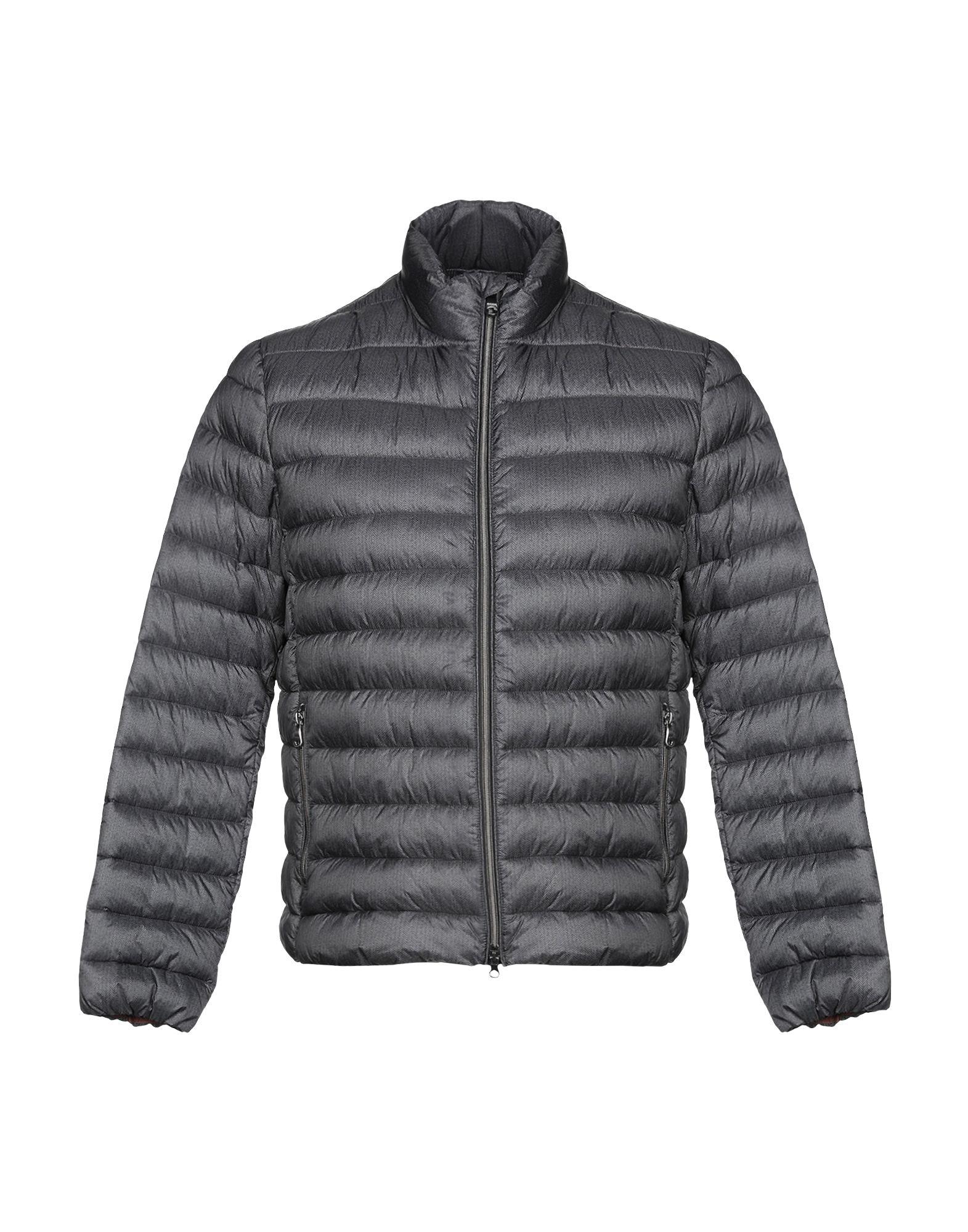 Geox Synthetic Down Jacket in Gray for Men - Lyst
