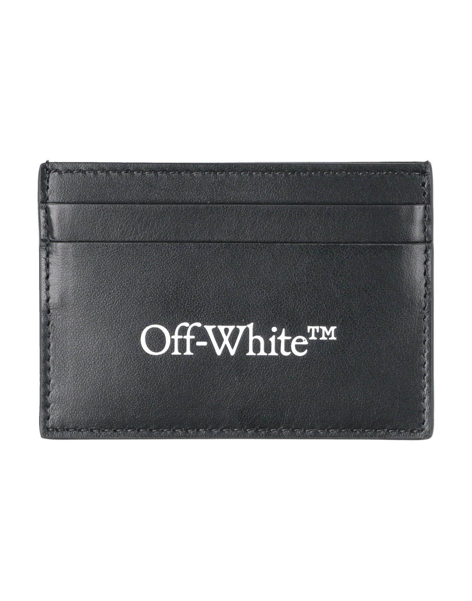OFF-WHITE Nylon Logo Small Wallet Black