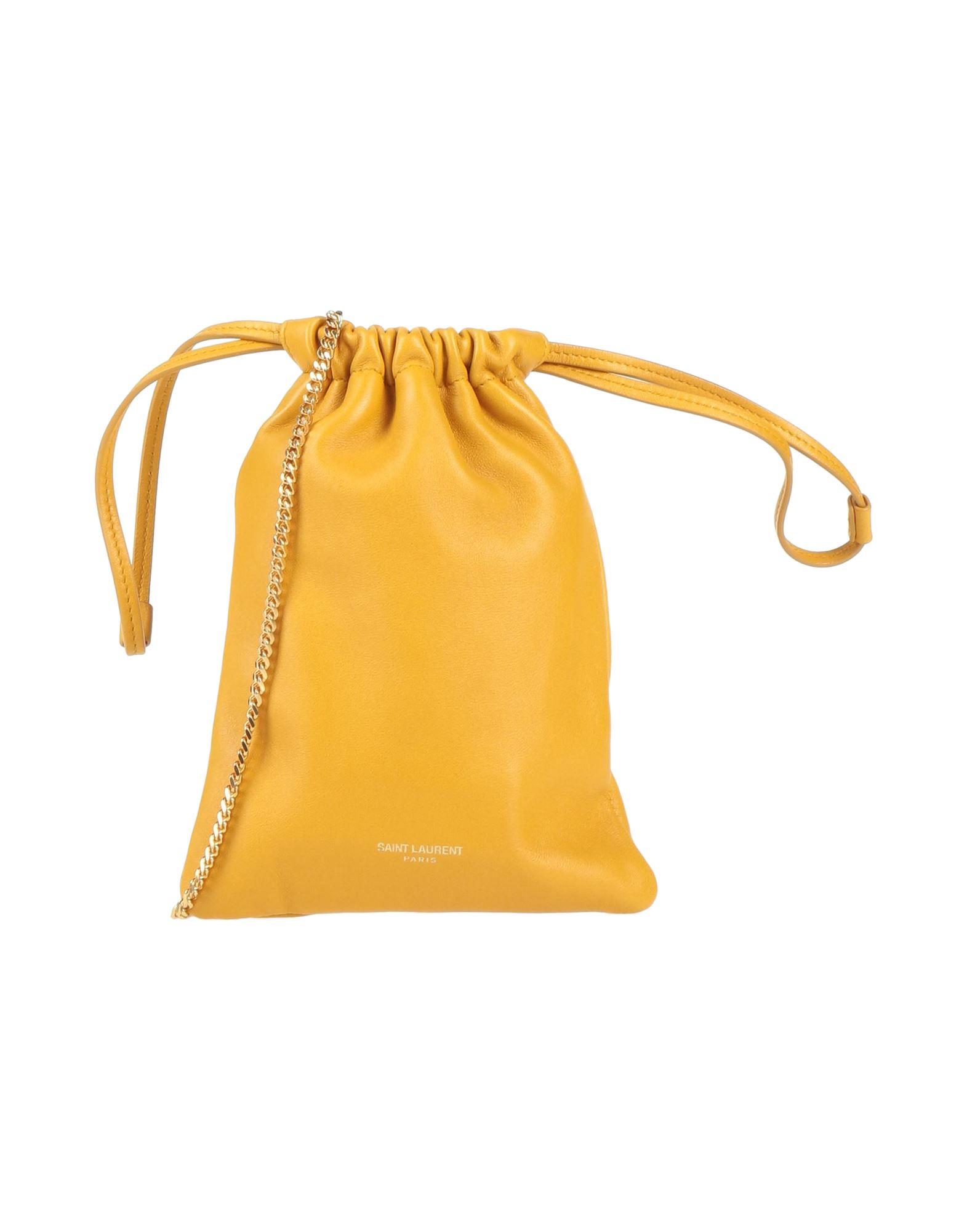 Saint Laurent Cross-body Bag in Yellow | Lyst