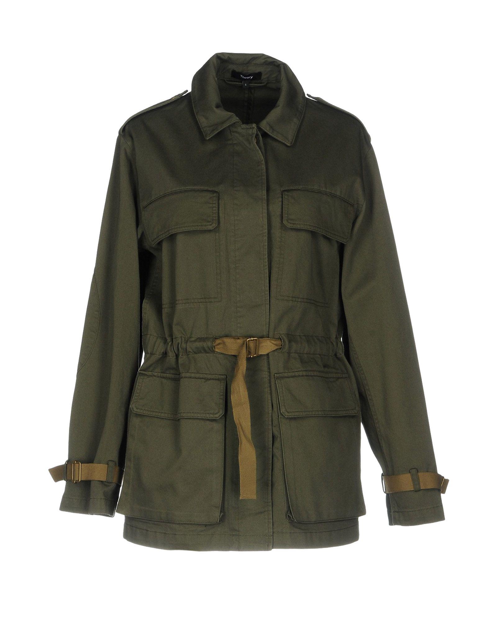 Theory Canvas Jacket in Military Green (Green) - Lyst