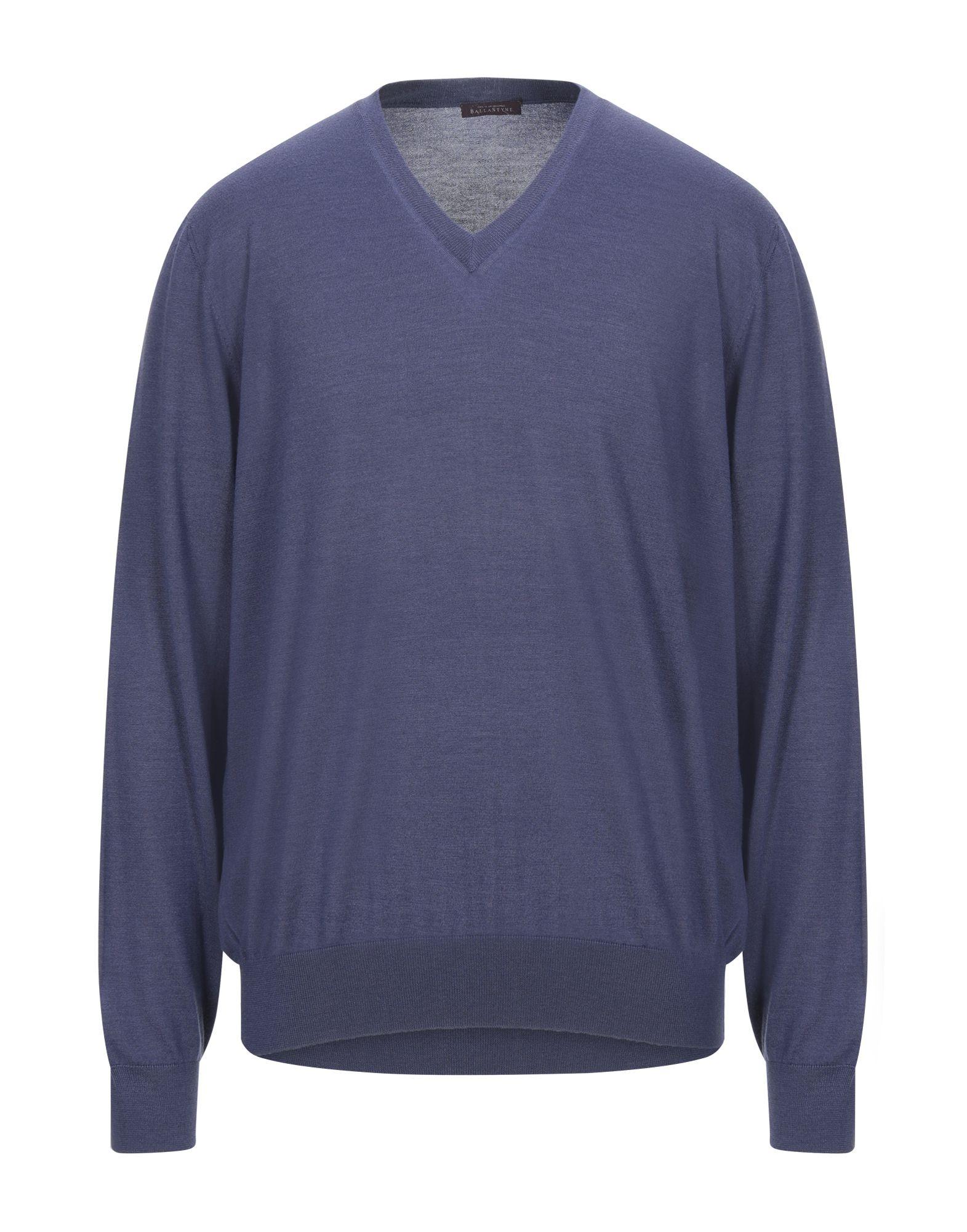 Ballantyne Cashmere Sweater in Purple for Men - Lyst