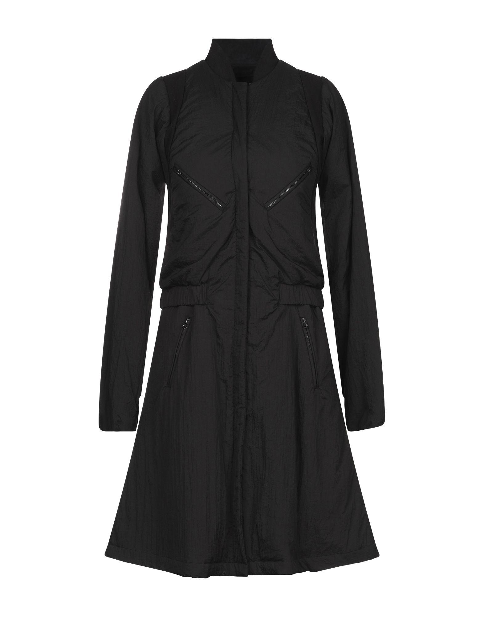 Emporio Armani Synthetic Overcoat in Black - Lyst
