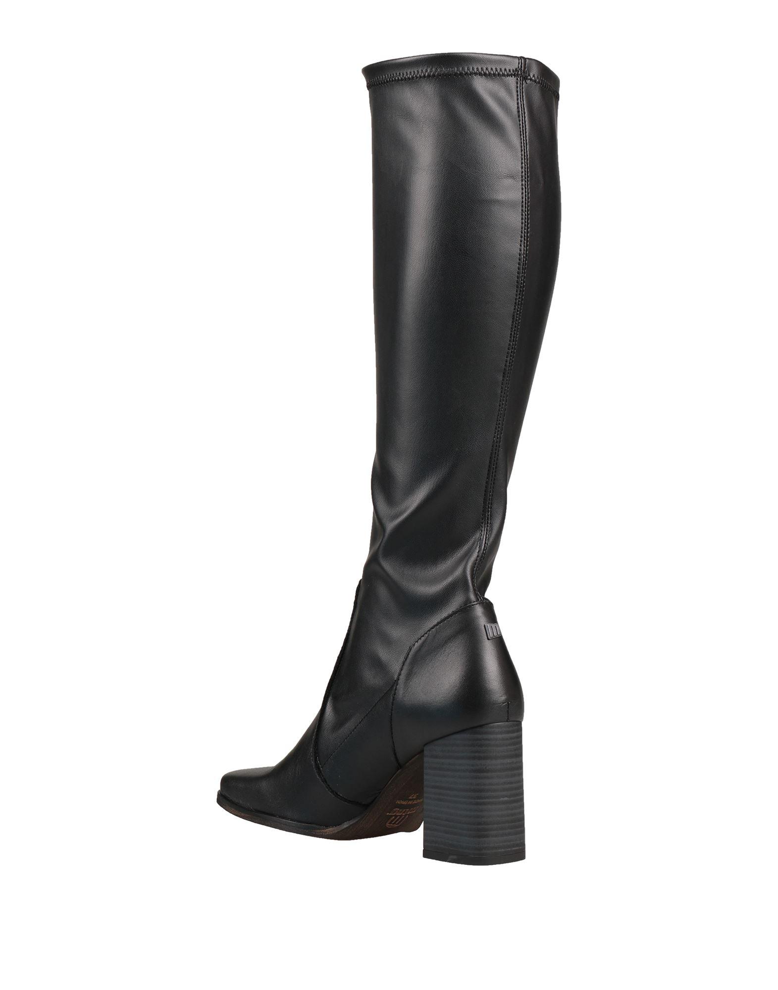 MTNG Knee Boots in Black | Lyst
