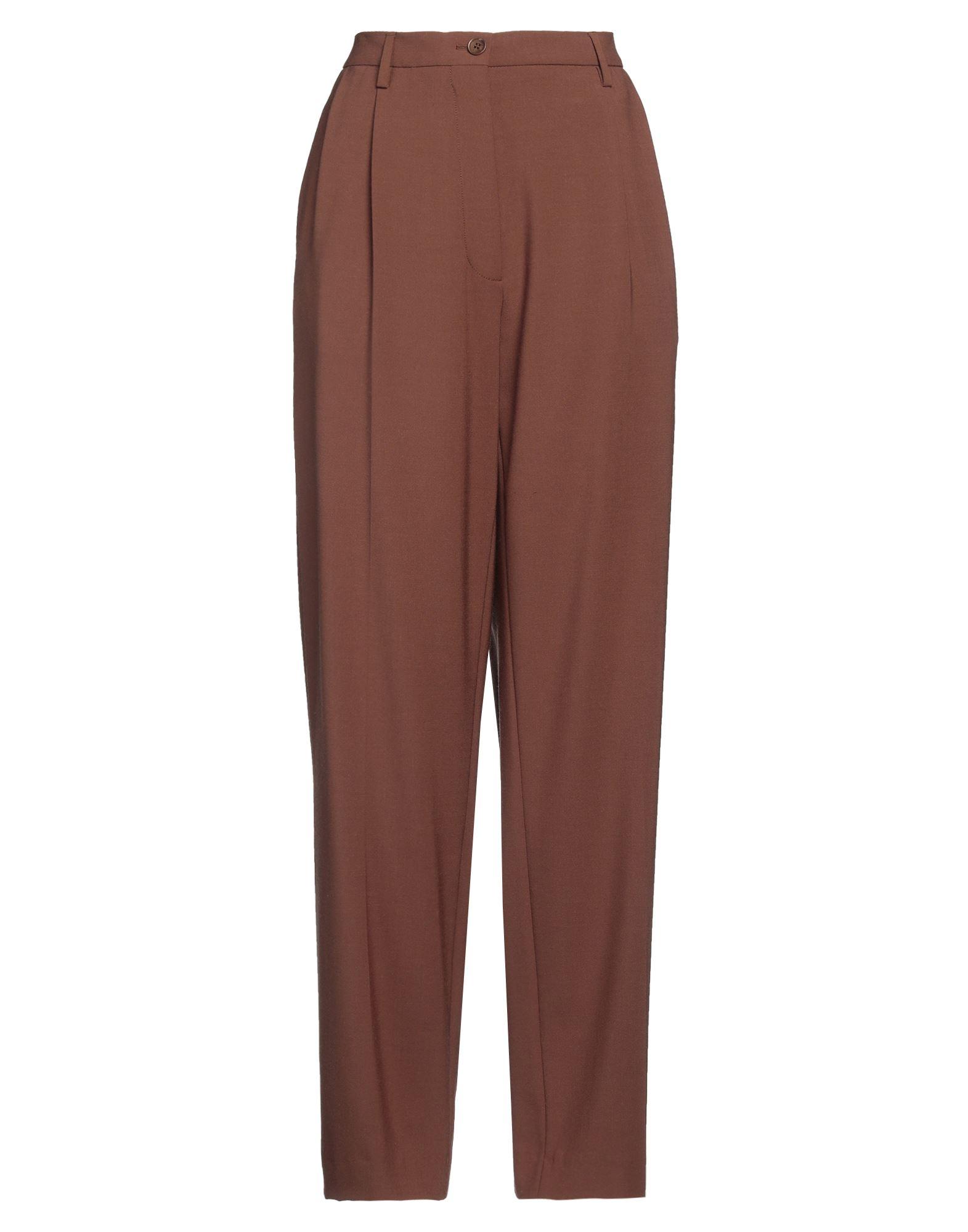 パンツ ASPESI Women Straight Pants 0128 C19585226 Brown Aspesi Straight-leg pants for Women | Online Sale up to 81