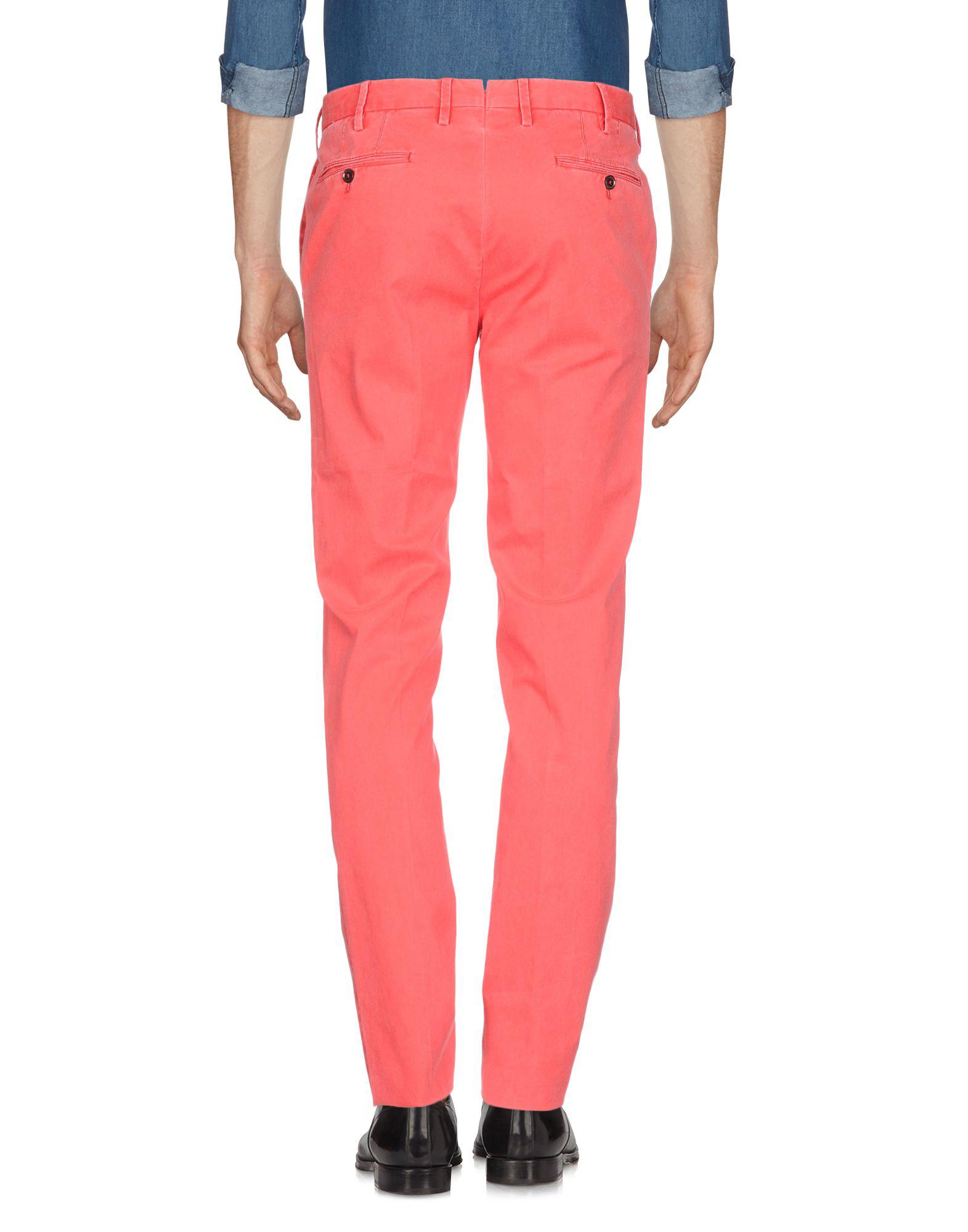 red casual pants