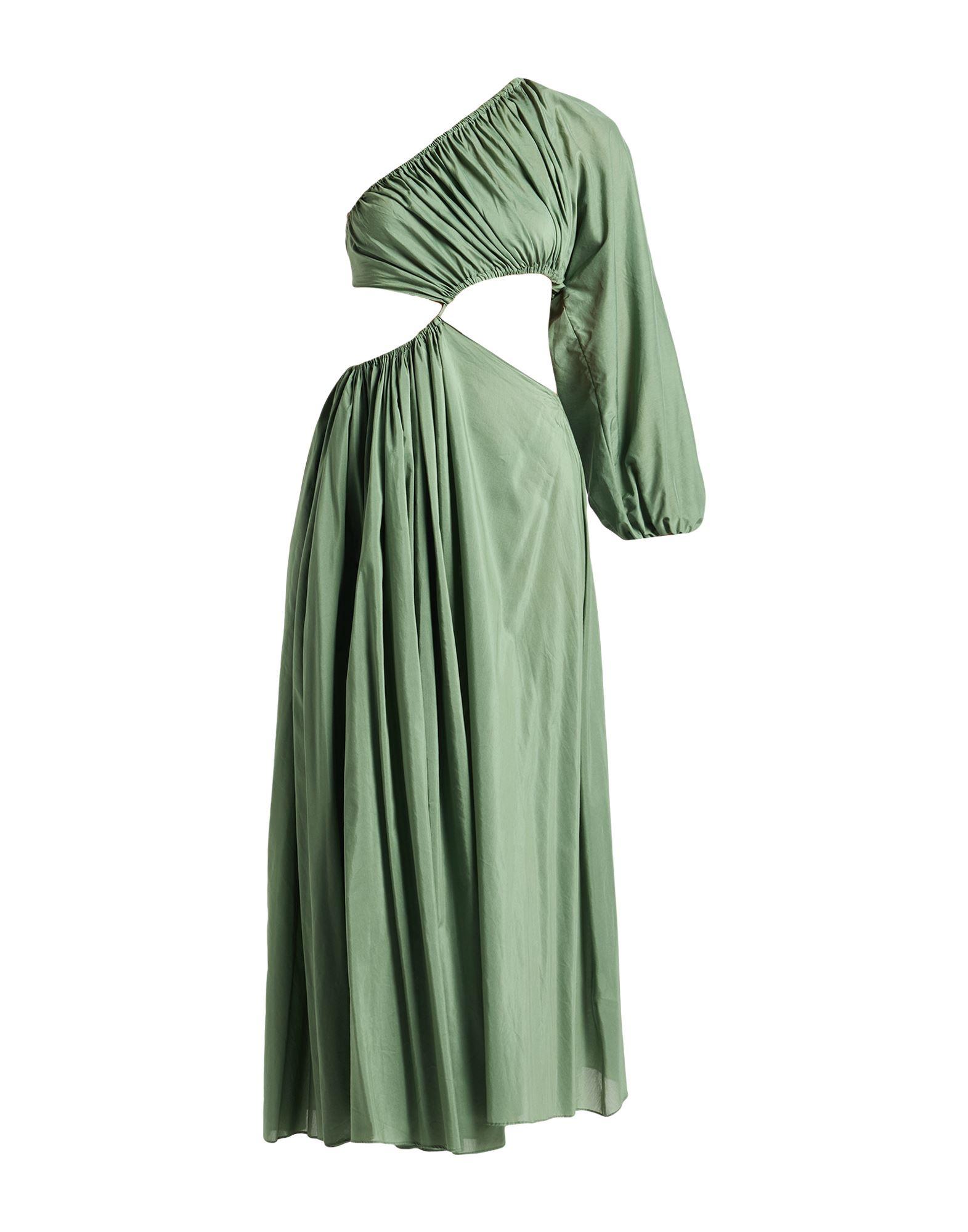matteau green dress Matteau Smocked floral-print Dress | Green