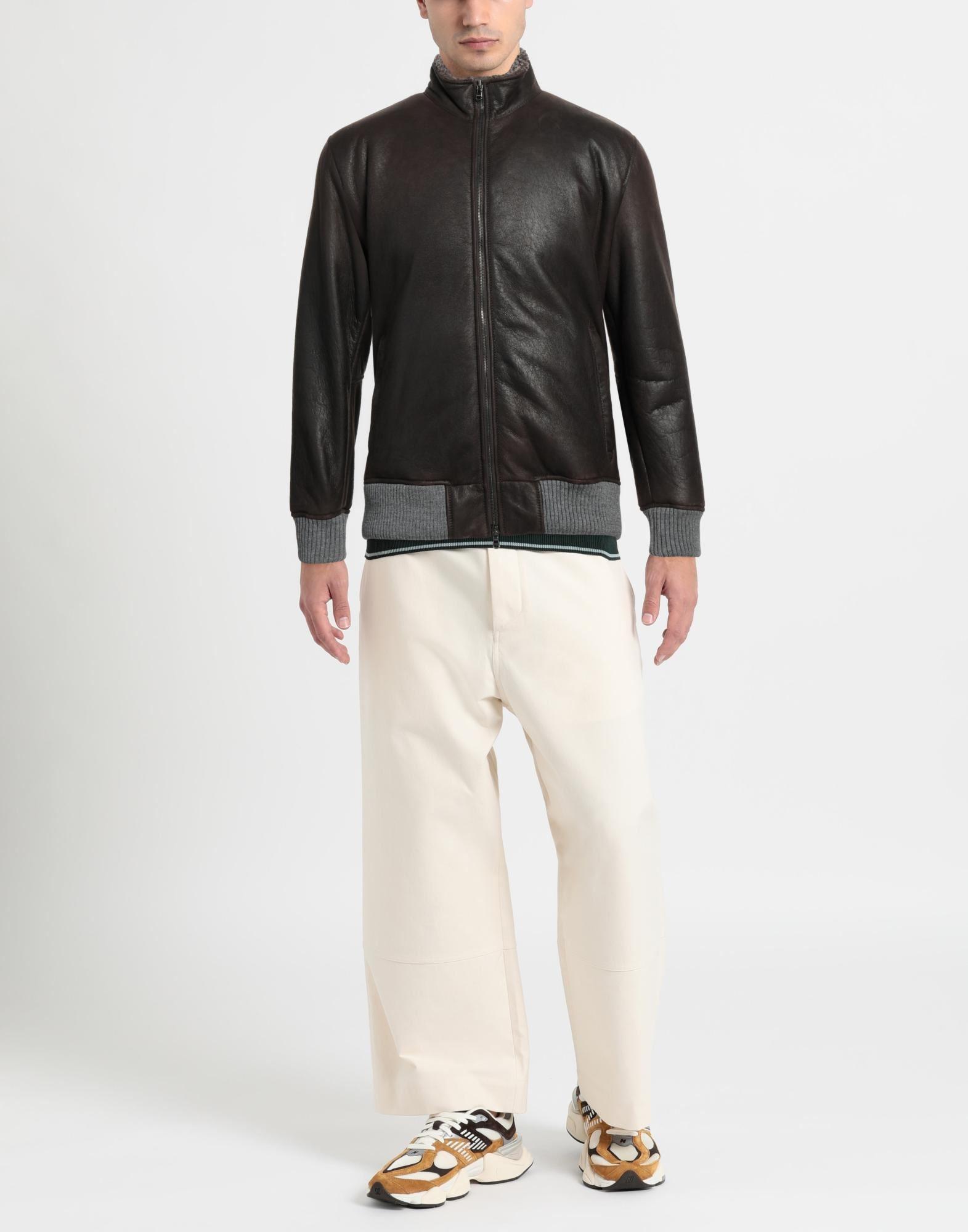 Barba leather shop jacket