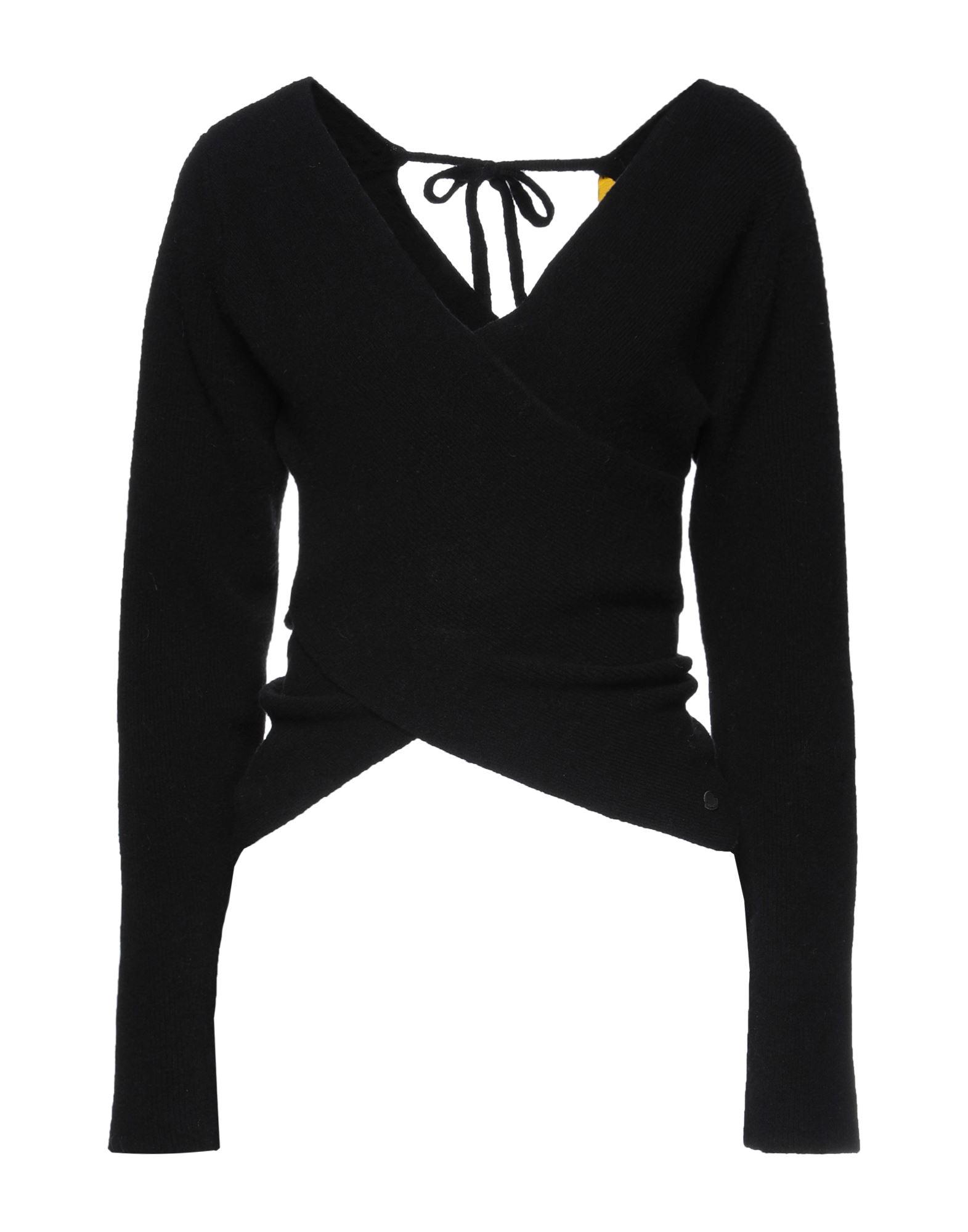 Moncler Wool Jumper in Black | Lyst