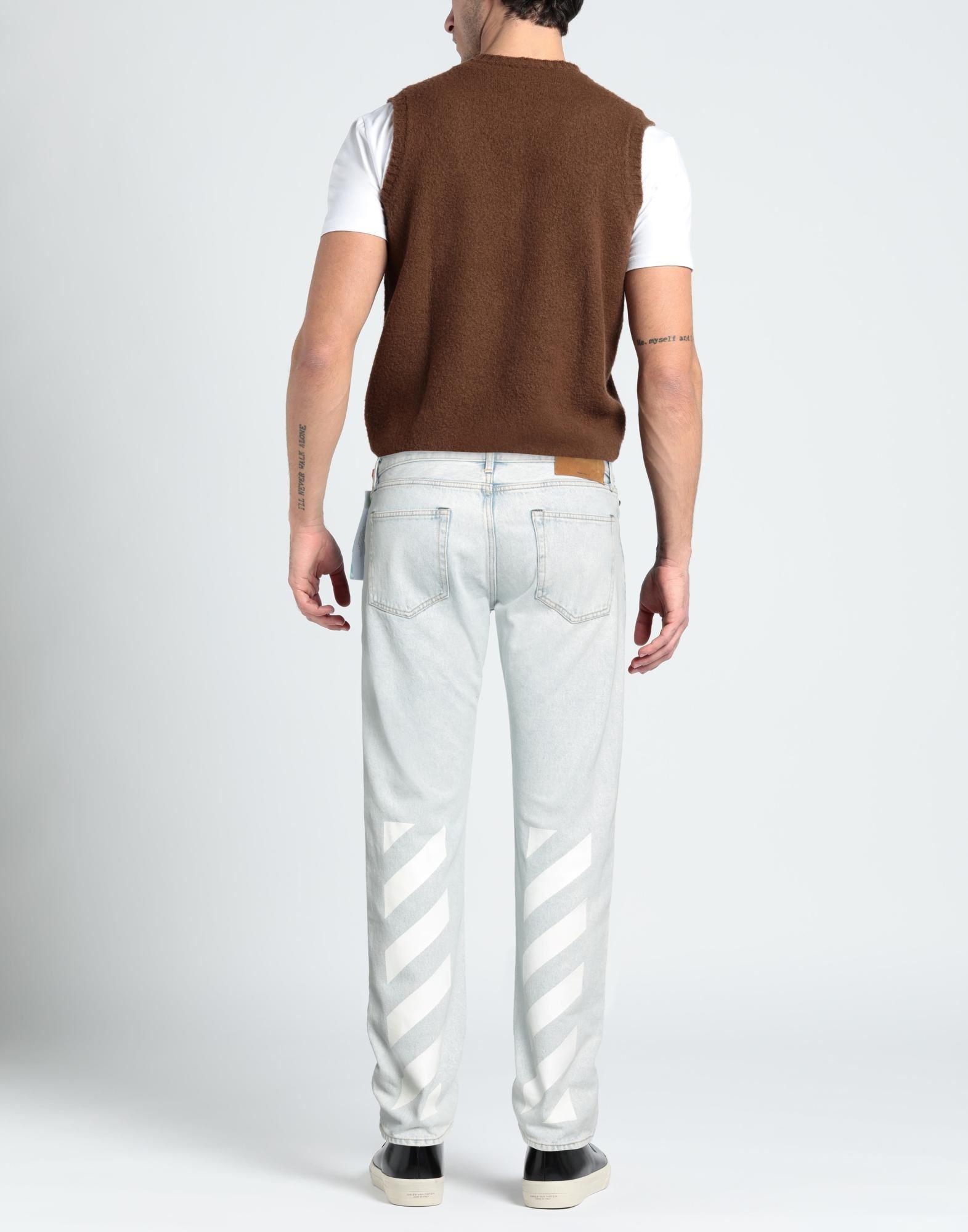 Off white diagonal best sale jeans