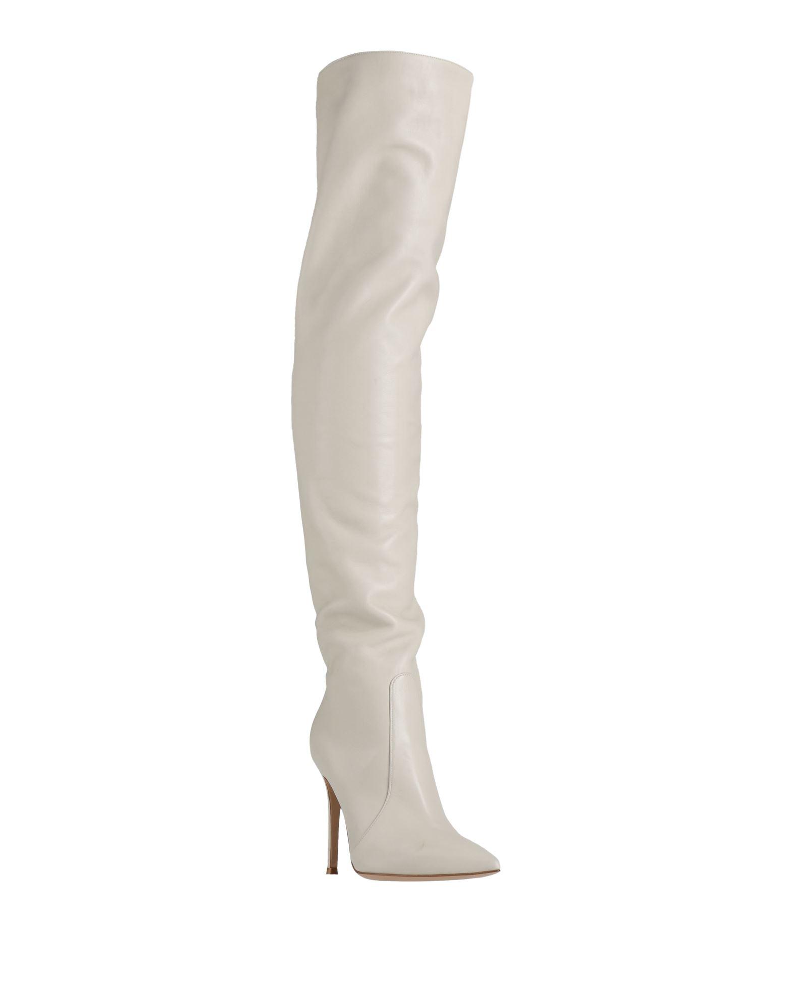 Gianvito rossi white booties sale