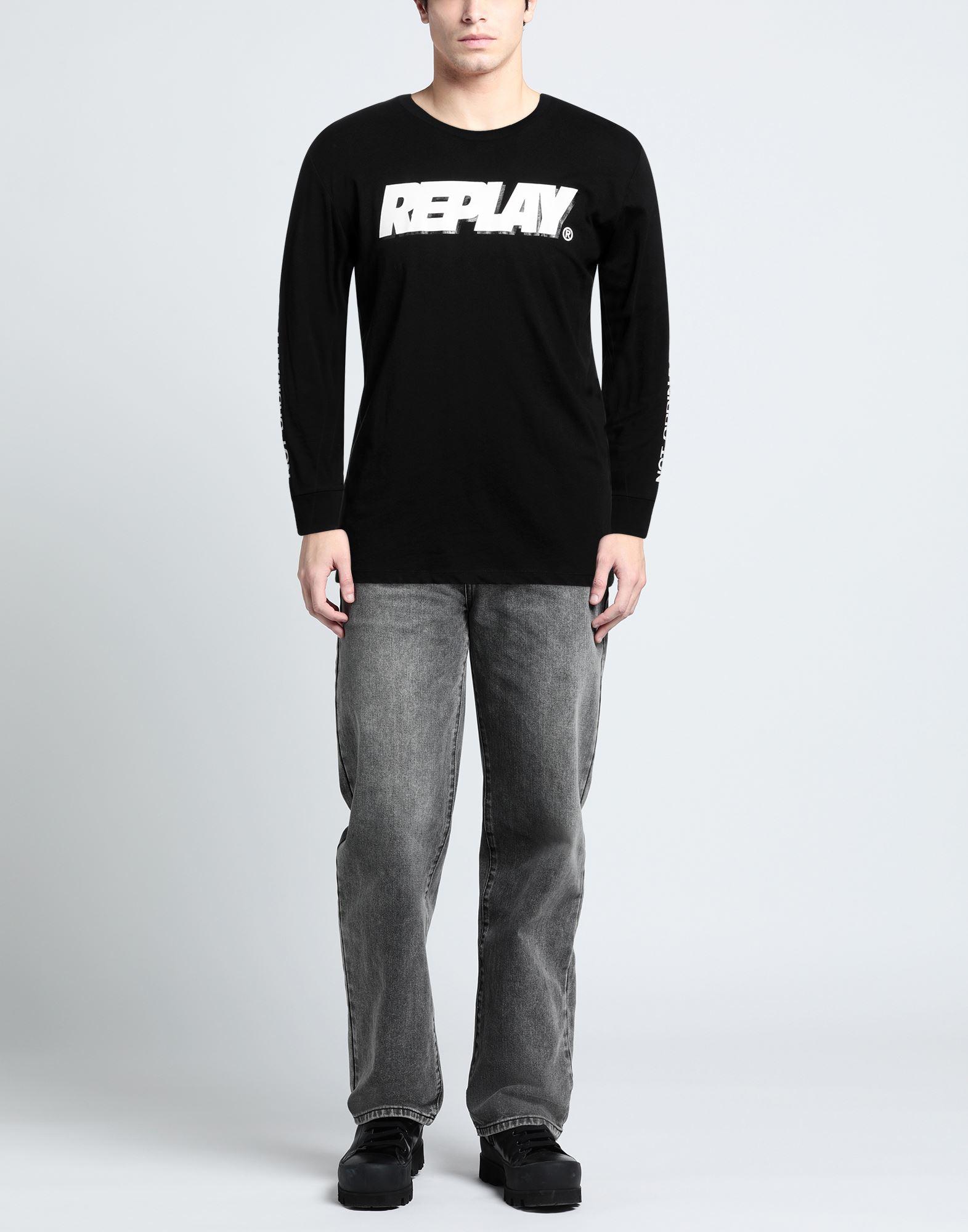 Replay T-shirt in Black for Men | Lyst
