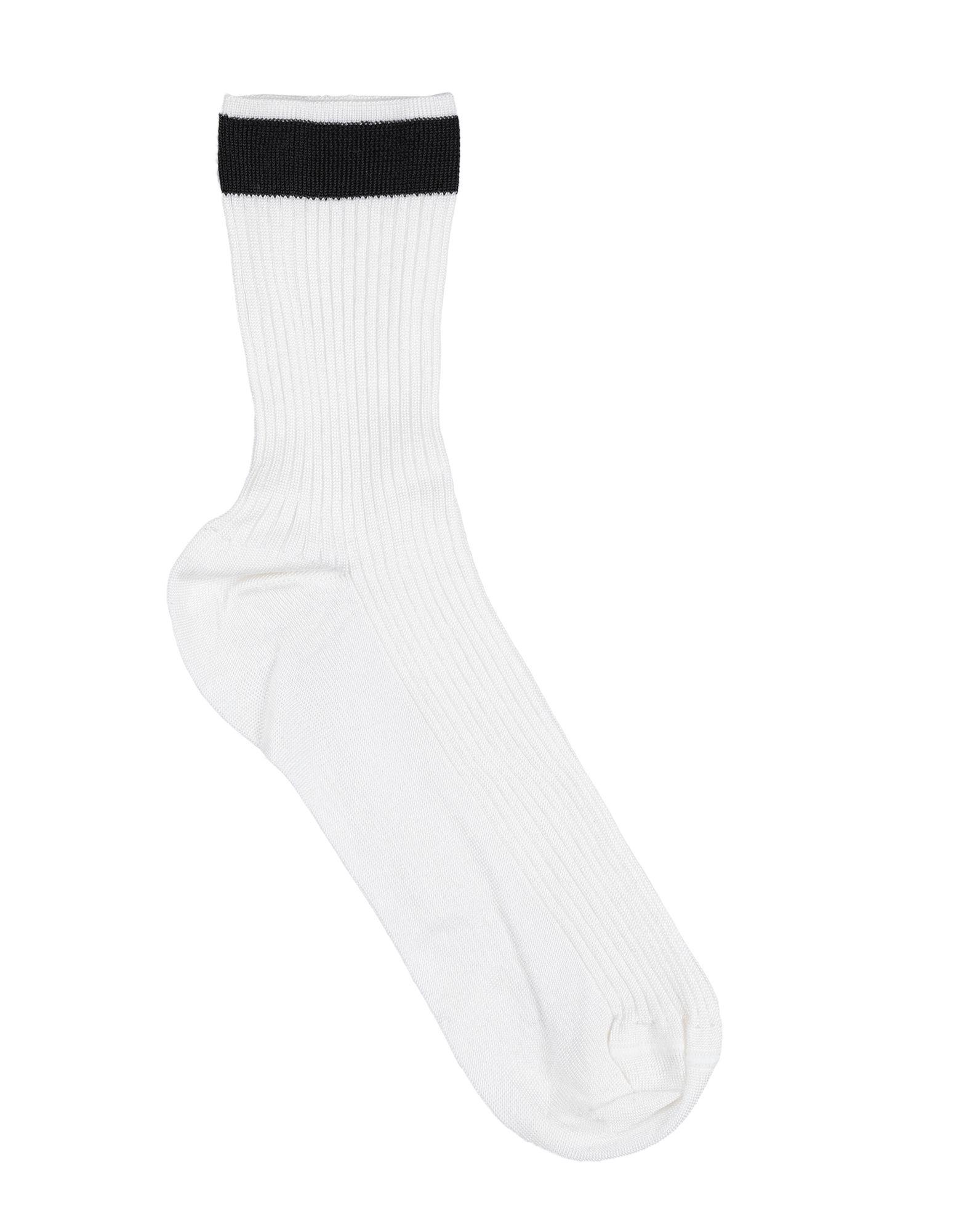 Valentino Silk Short Socks in White - Lyst