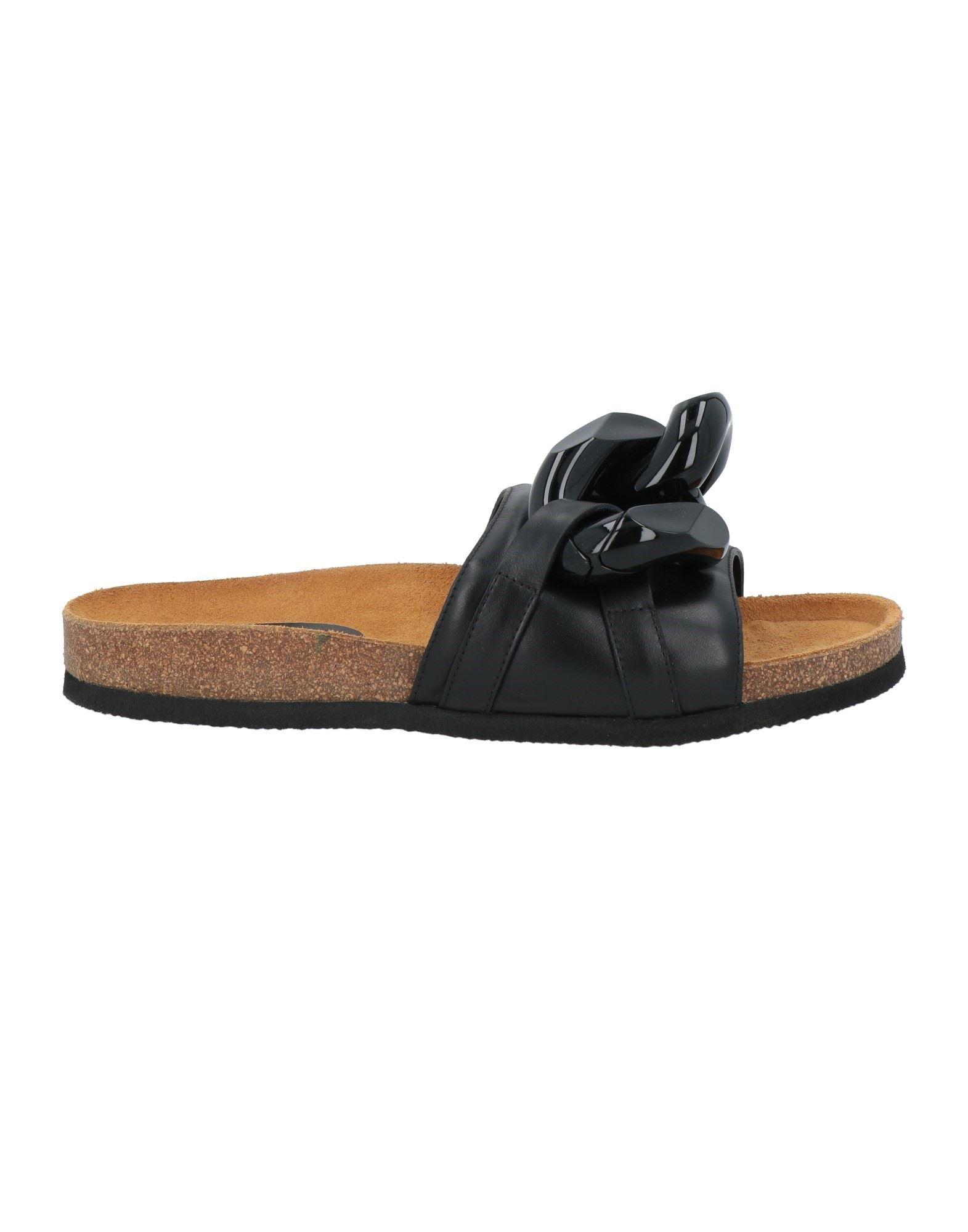 JW ANDERSON チェンリンクスリッホンサンタル ANW36015A15 100 J.W. Anderson Chain-linked Slip-on Sandals | italist, ALWAYS