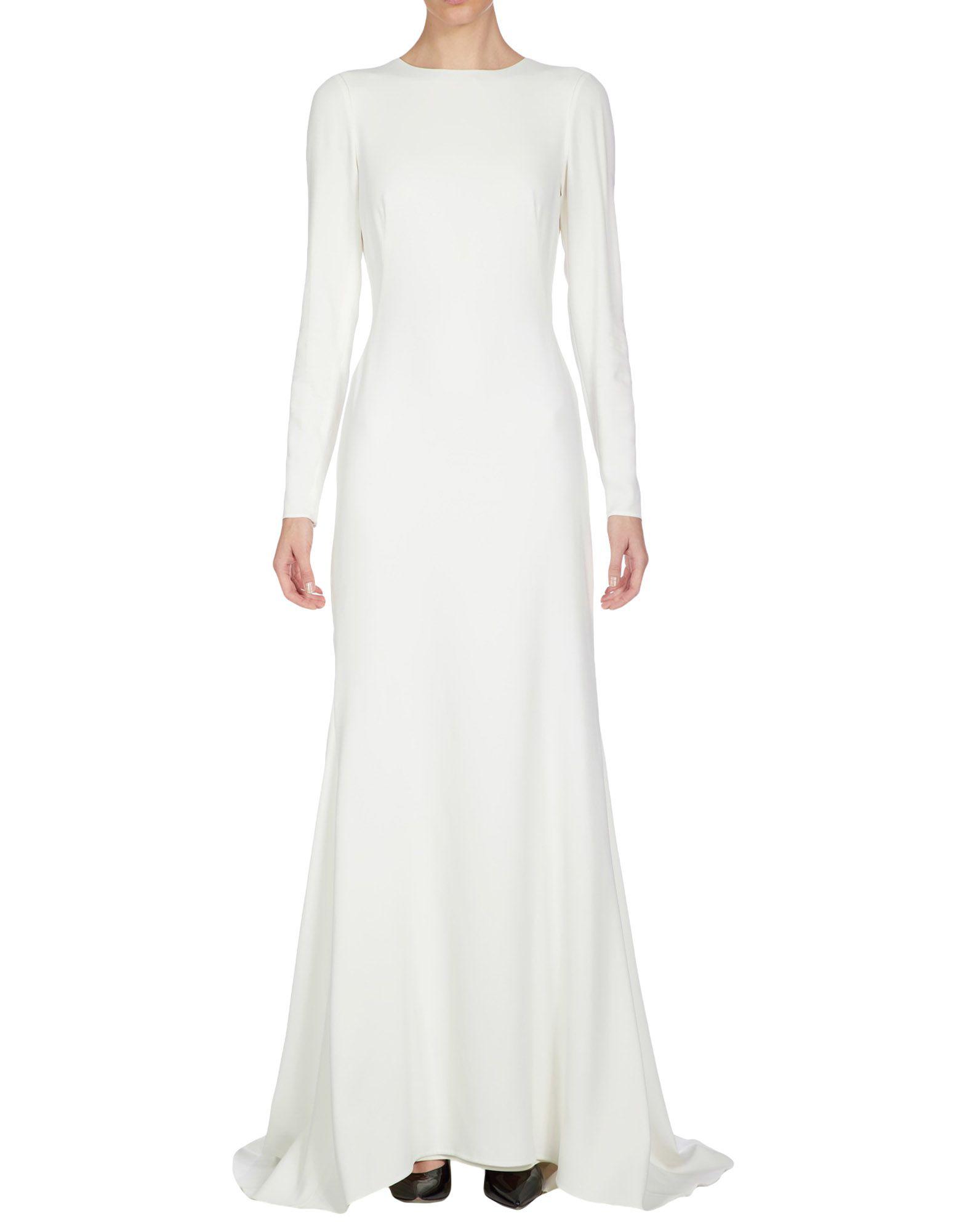 oscar de la renta white gown