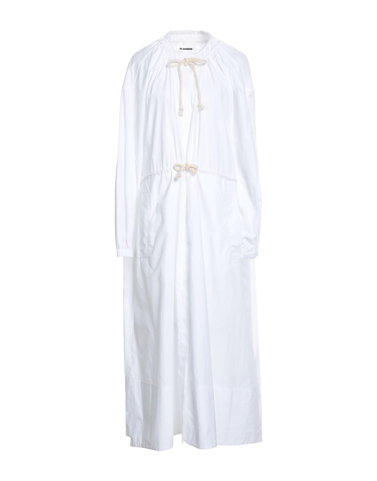 ワンピース Jil Sander White Cotton Dress Jil Sander Cotton Midi Dress | White | FARFETCH