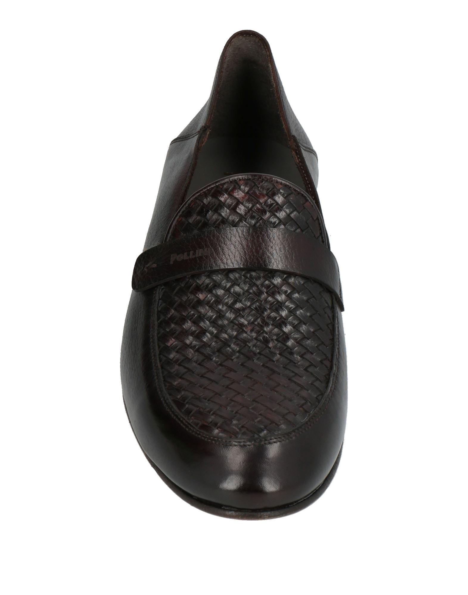 Pollini Men\'s Black, White, and Brown Loafers Amazon.com | Pollini Men main image 2