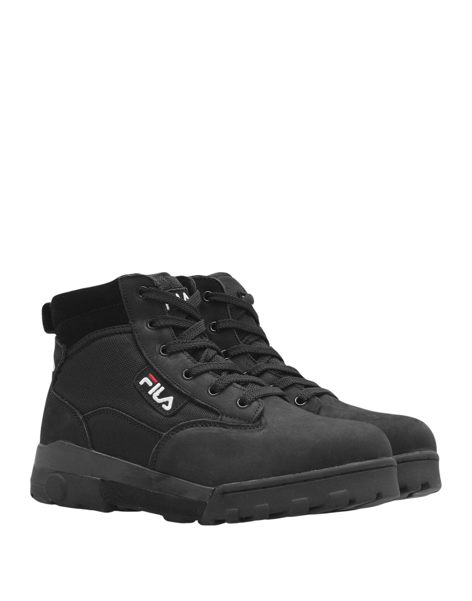 fila shoes black high tops