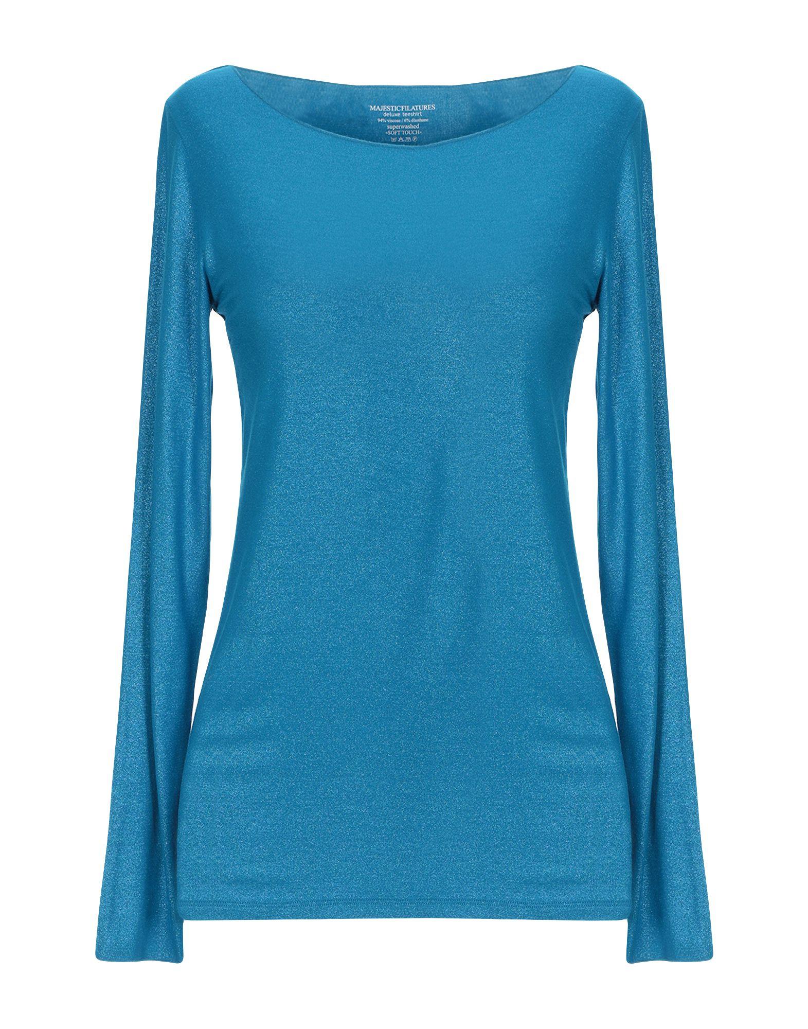 Majestic Filatures Synthetic T-shirt in Blue - Lyst